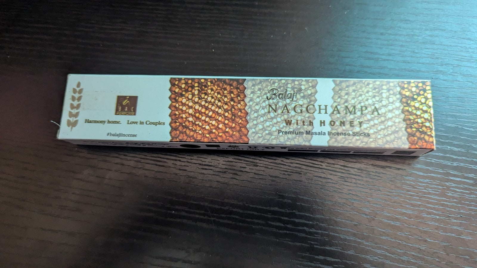 Balaji Nag Champa With Honey Incense
