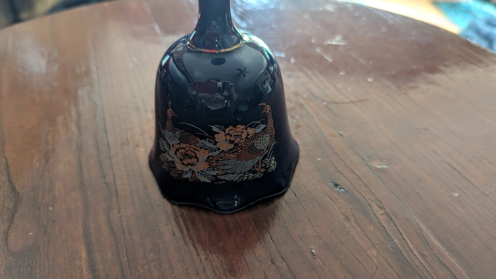 Vintage Pheasants Cobalt Blue Bell, Lovely Sound, Beautiful Design, Great Color