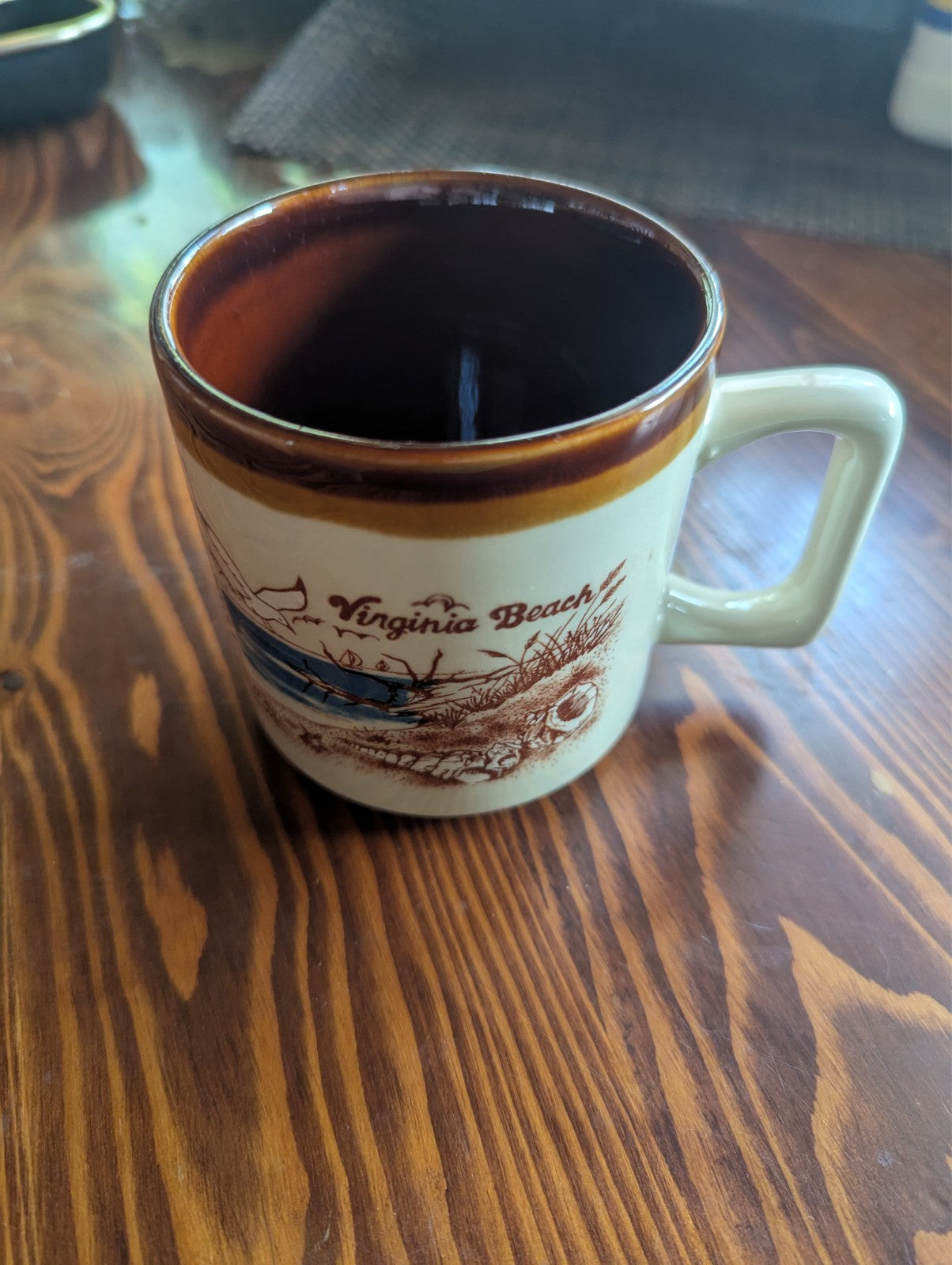 Vintage Virginia Beach Coffee Cup