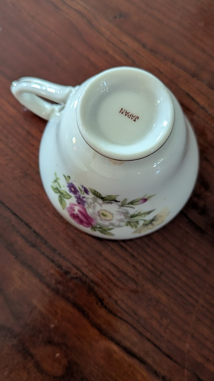 Vintage Tea Cup And Plate, Japan, Floral Design | Crystal Arborist