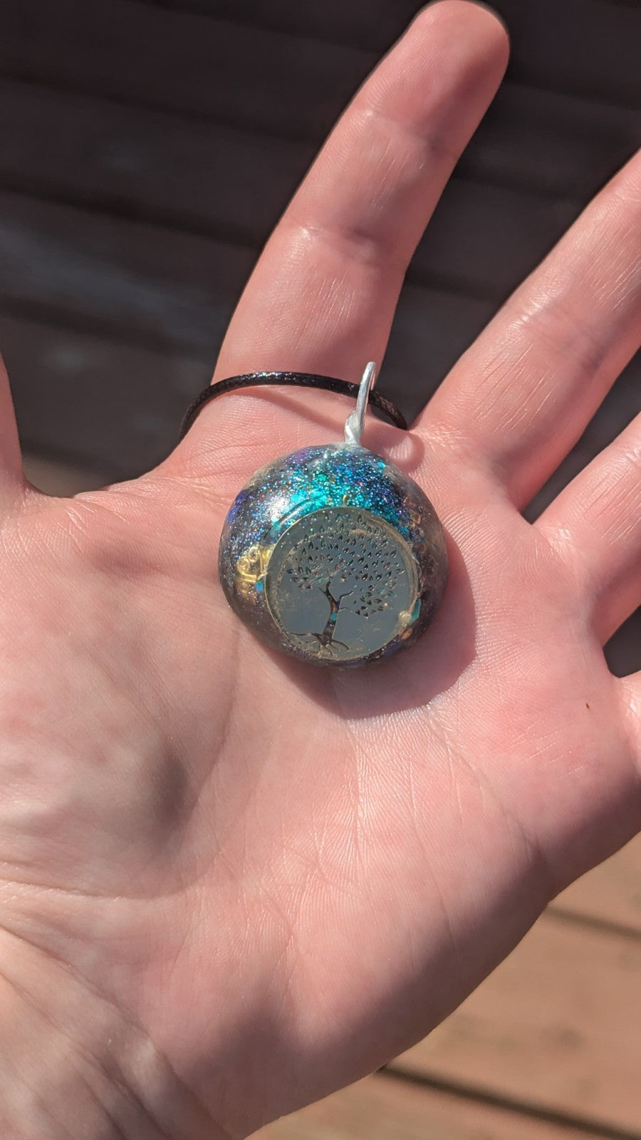 Lapis Lazuli and Aquamarine Orgonite, For Protection, Serenity, Truth, & Wisdom | Crystal Arborist