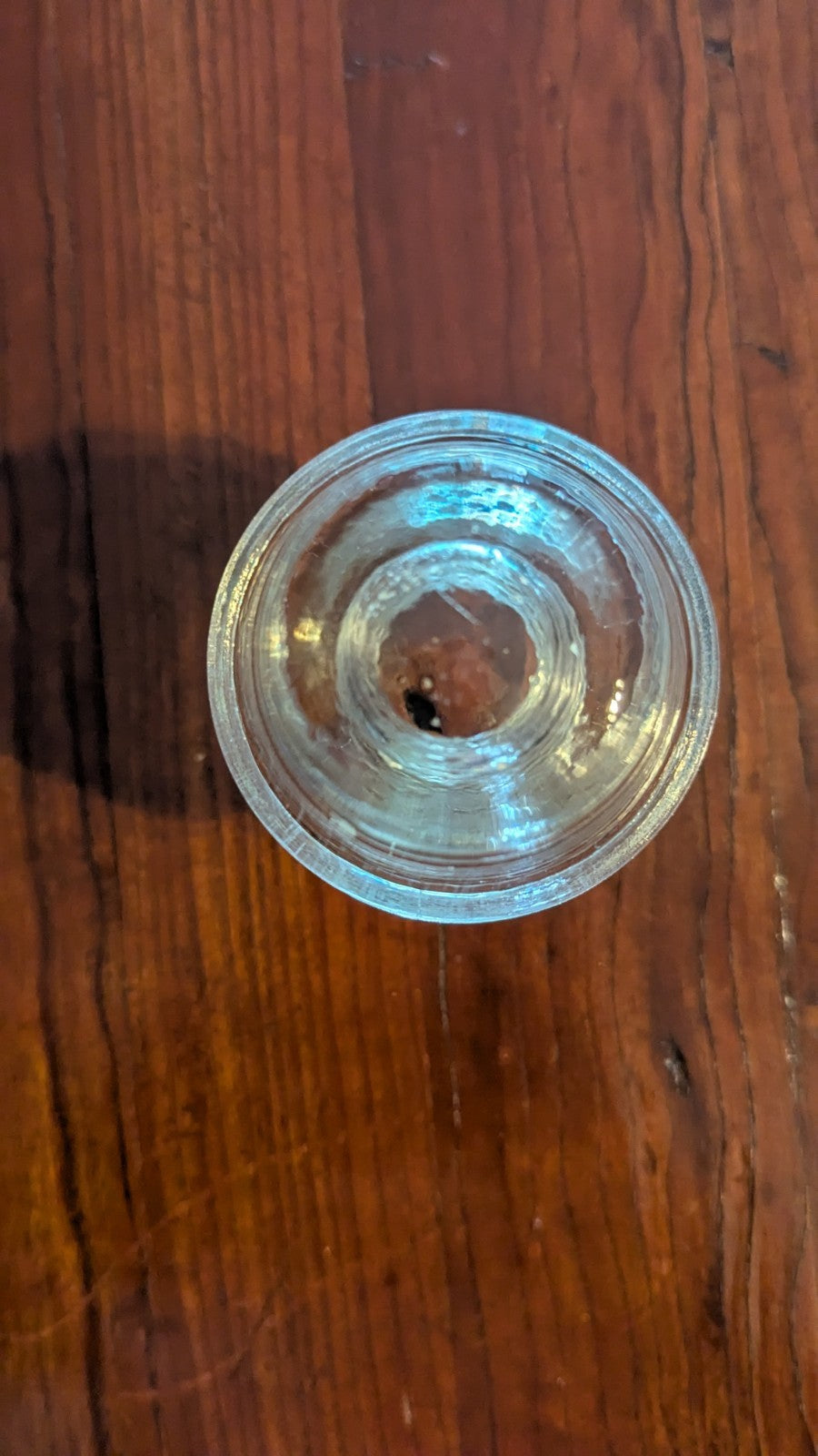 Clear Hemingray 16 Glass Insulator Cap