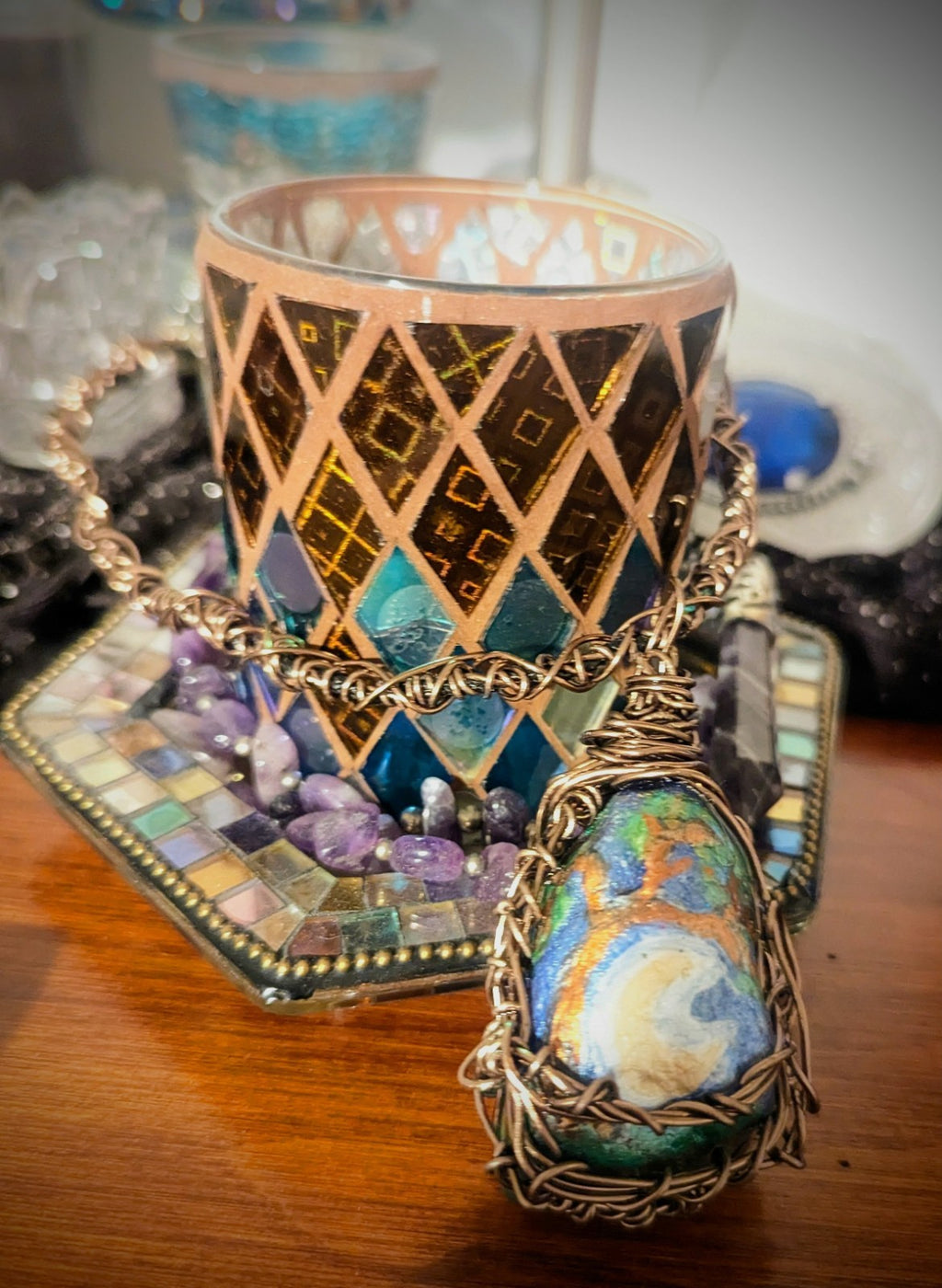 Crescent Moon Pendant  For Transformation, Growth, and Connection to Nature