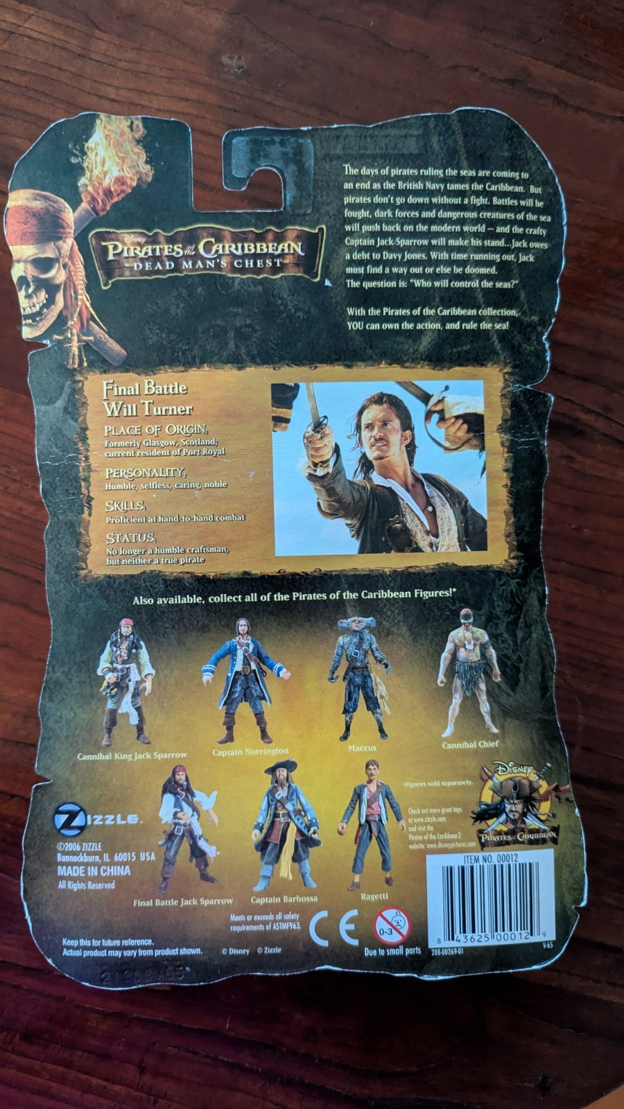 Will Turner, Pirates Of The Caribbean, Action Figure 