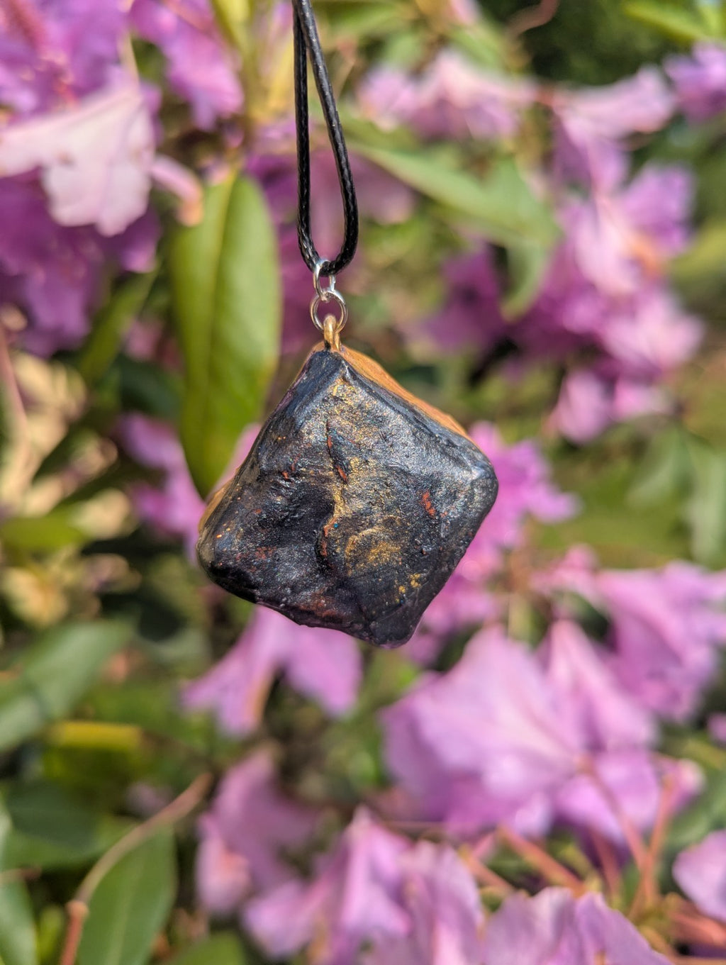 Clear Quartz and Citrine Orgonite Pendant for Success and Positivity
