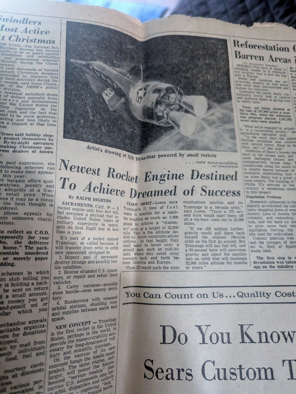 Vintage Buffalo Courier Express November 24, 1963 Newspaper, JFK Death
