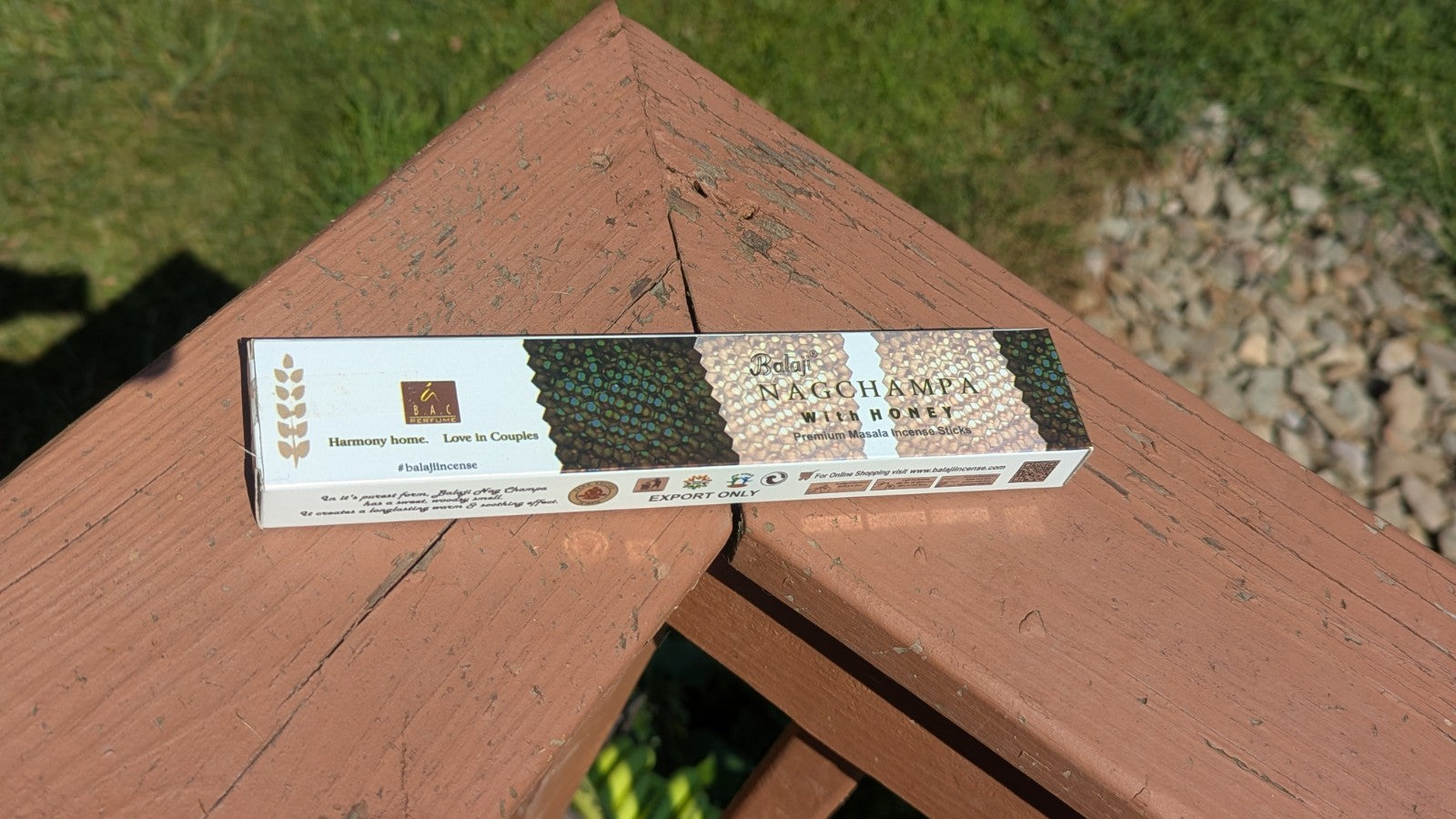 Balaji Nag Champa With Honey Incense