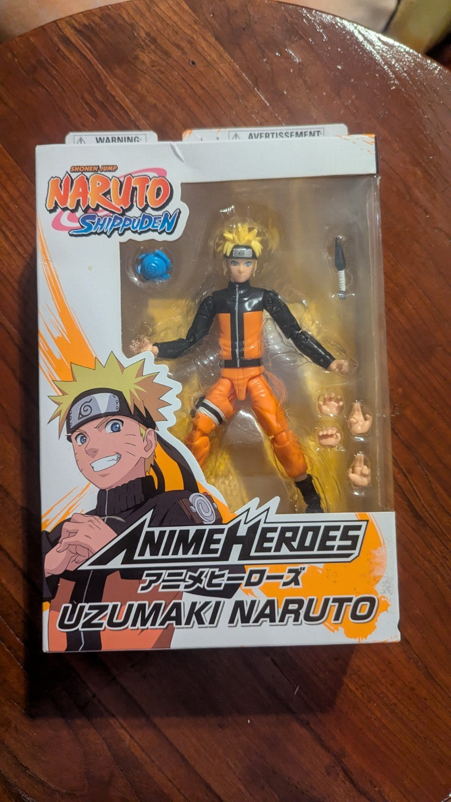 Bandai Naruto Shippuden Anime Hero Series  Uzumaki Naruto Action Figure