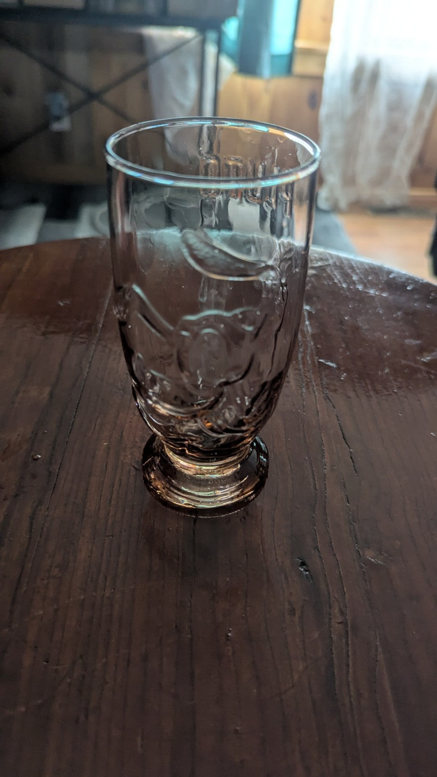 Vintage Brown Glass, Pluto, Disney