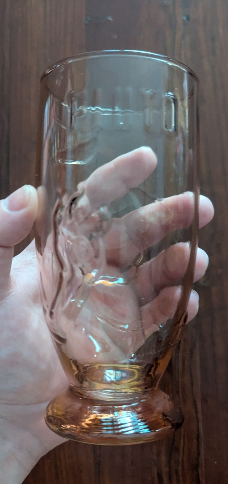Vintage Brown Glass, Pluto, Disney