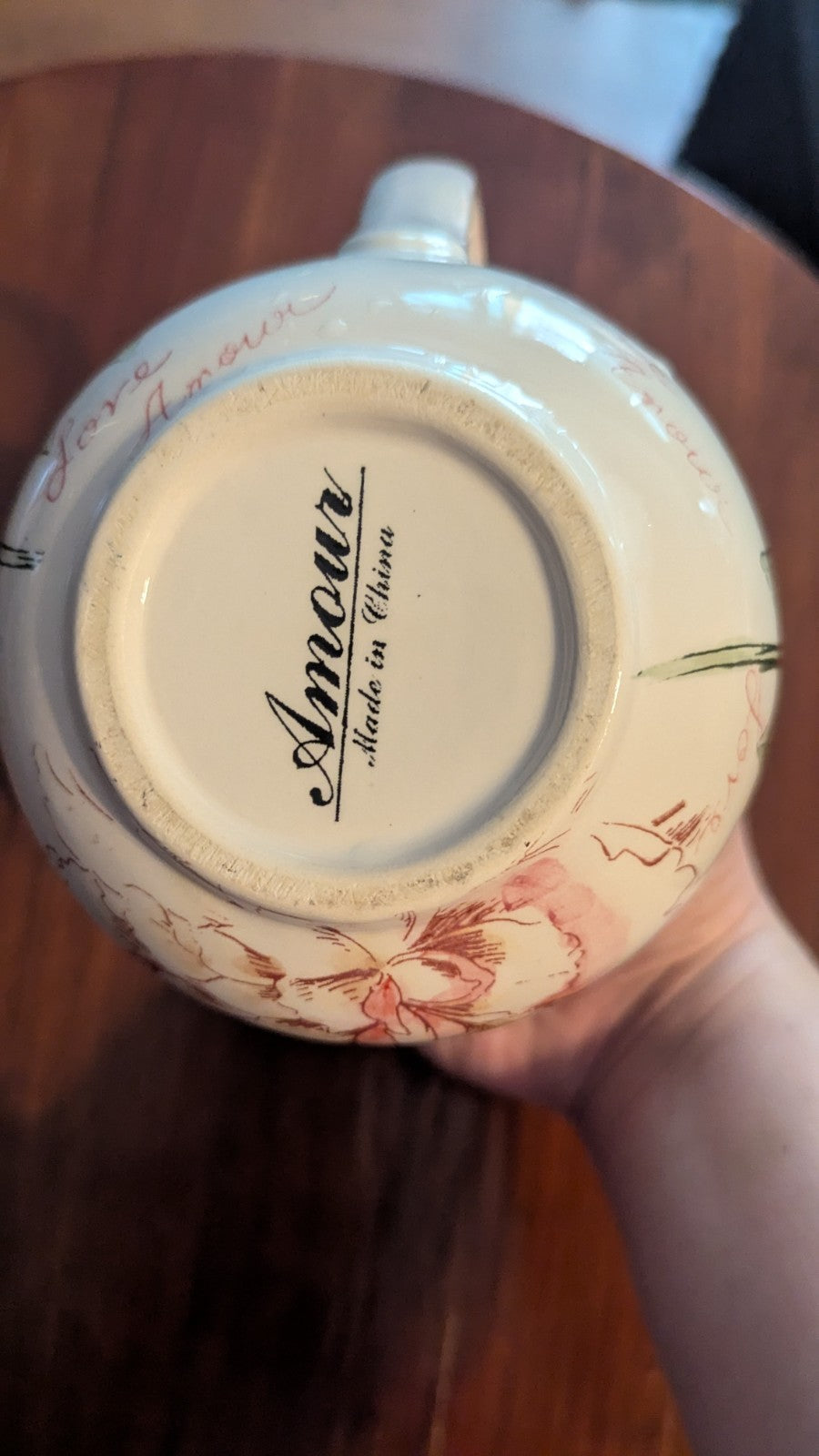 Amour Brand Vintage Pitcher