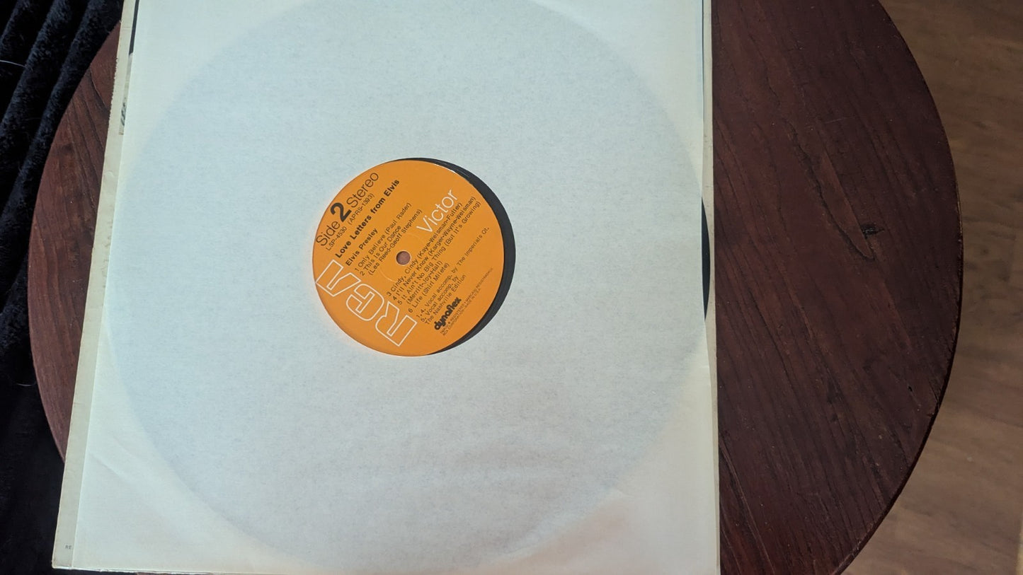 Love Letters From Elvis Vinyl Record | Crystal Arborist
