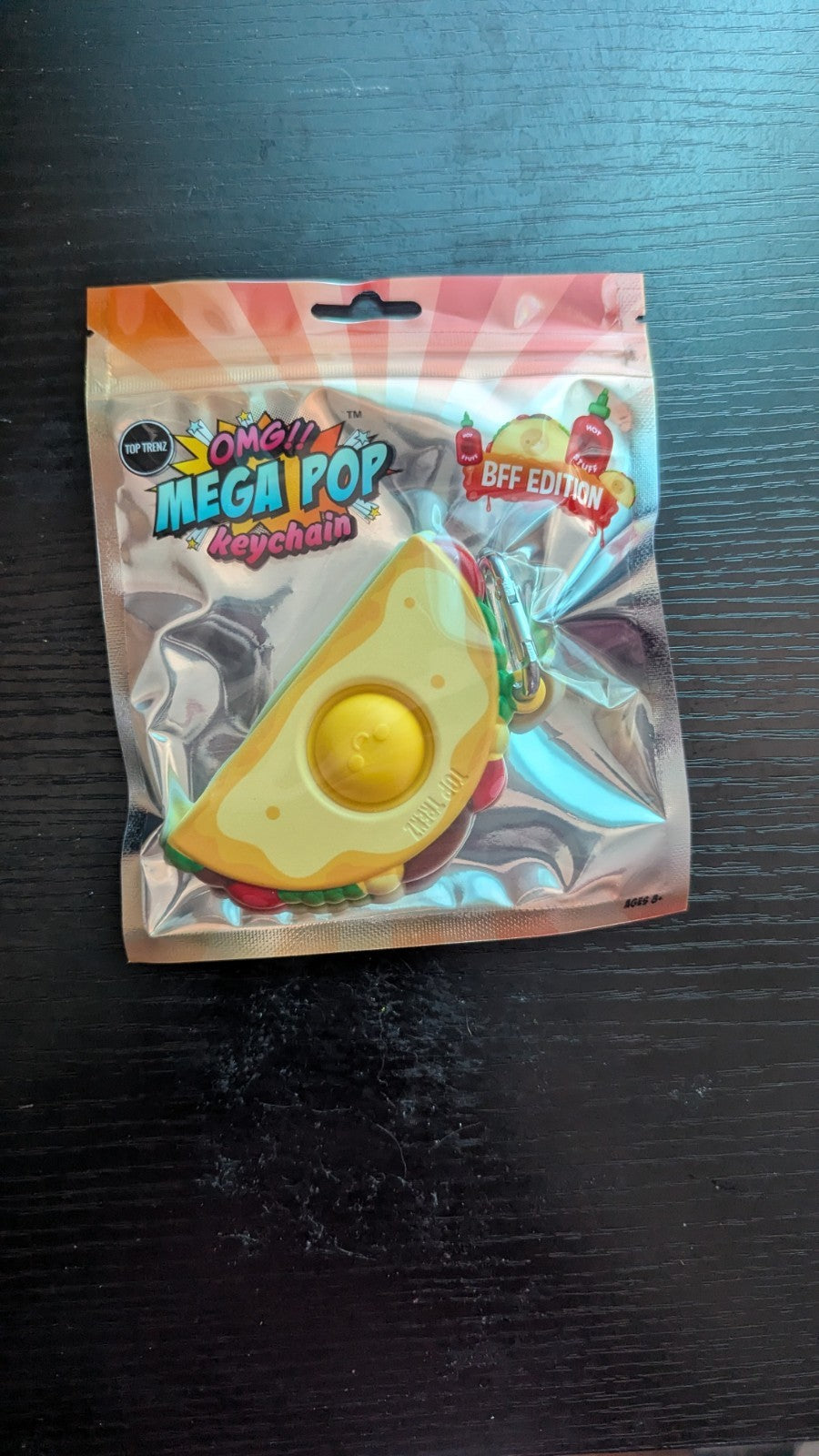 OMG Megapop Keychain Taco