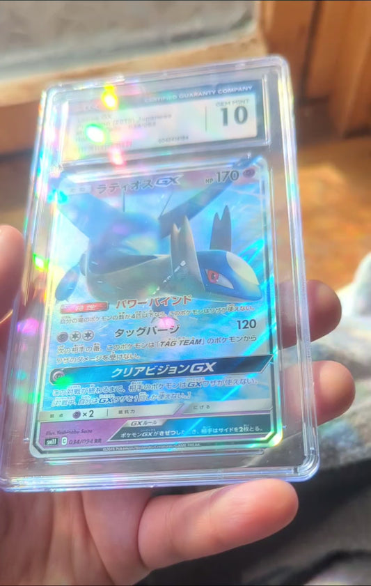 CGC 10, Latios GX 034/094 Miracle Twin Japanese 2019 Pokemon
