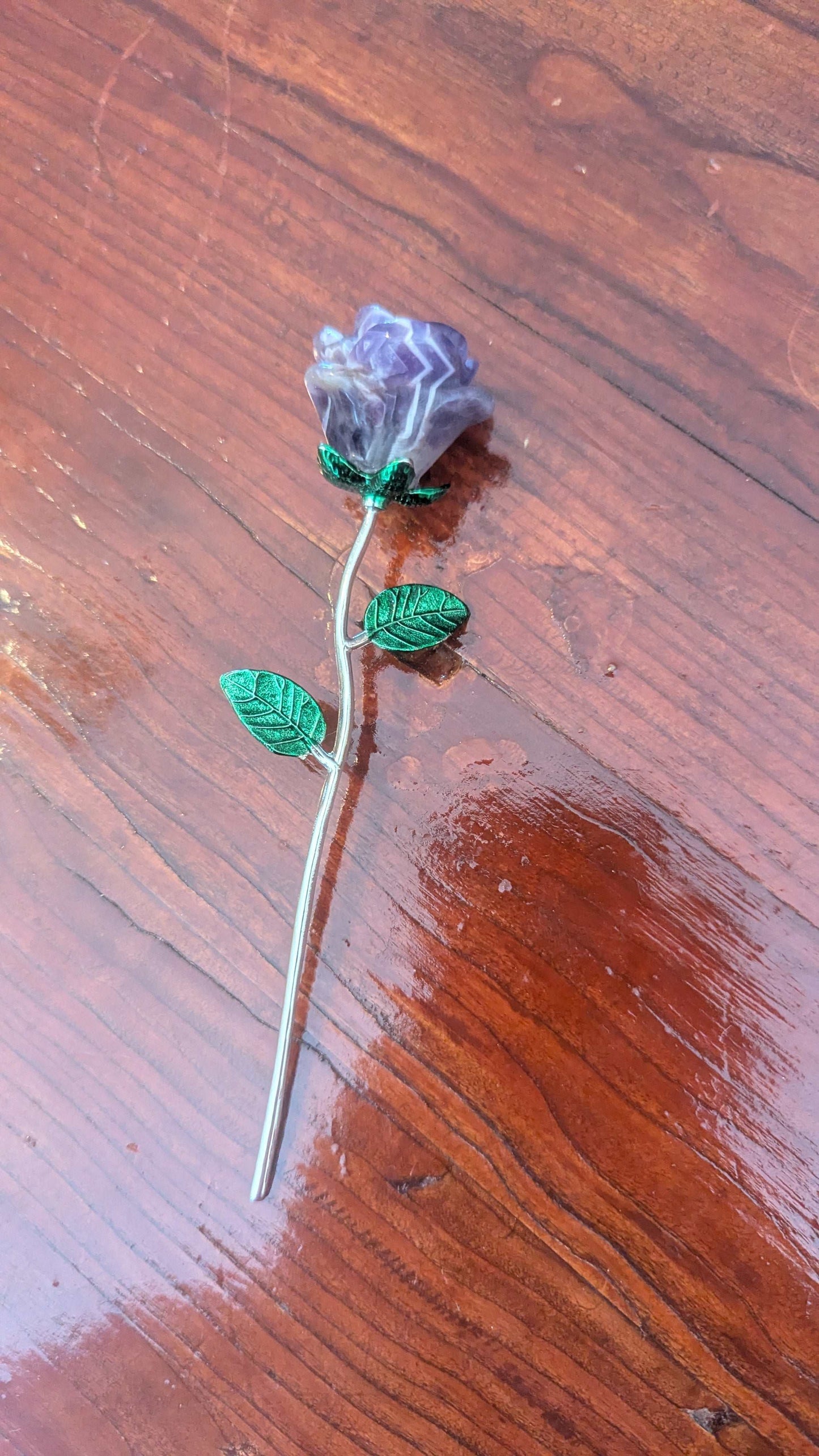 Dream Amethyst, Chevron Amethyst Flower | Crystal Arborist