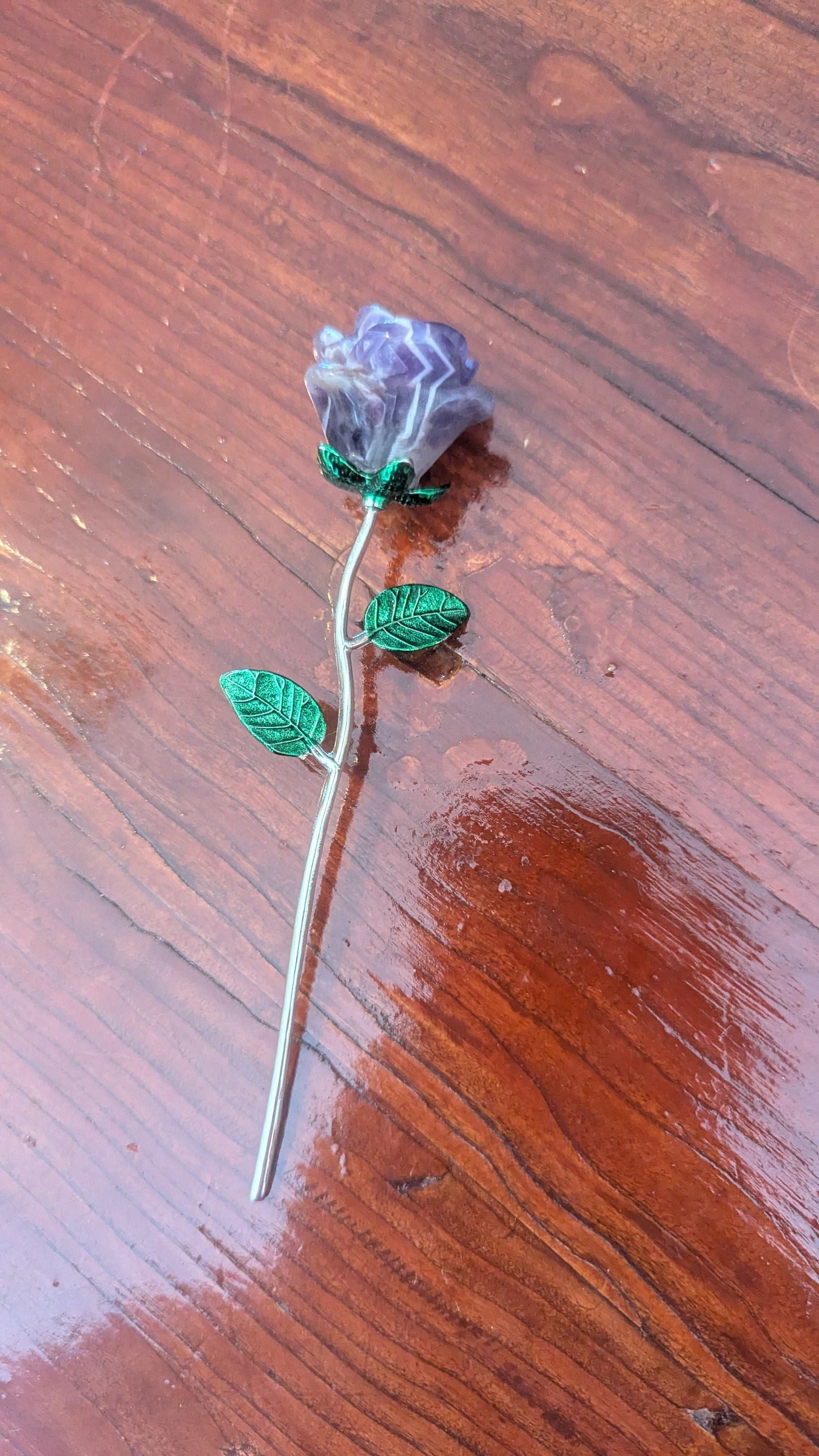 Dream Amethyst, Chevron Amethyst Flower | Crystal Arborist