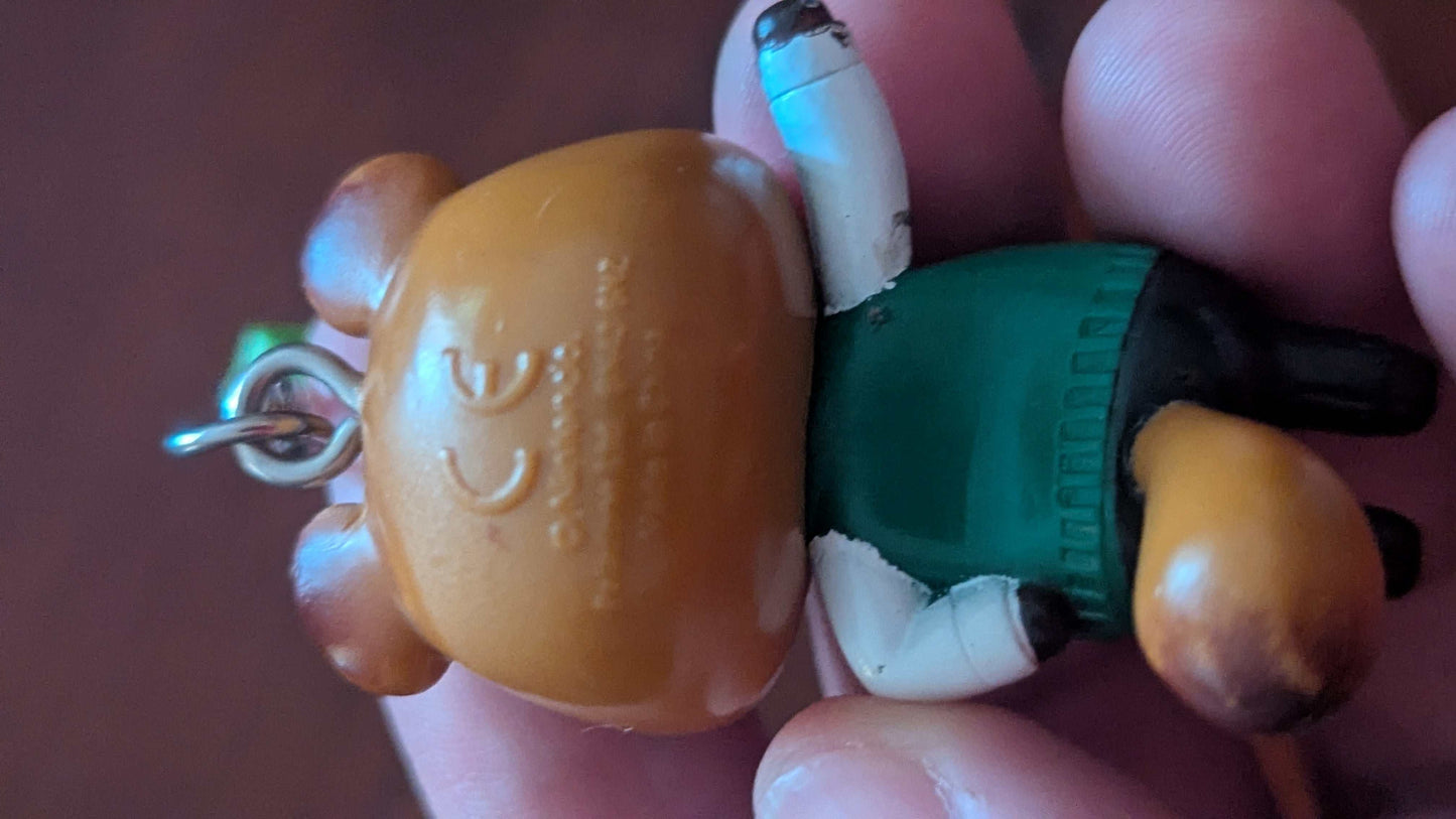 Tom Nook, Animal Crossing, Mini Figure, Keychain, Backpack Buddies, Nintendo | Crystal Arborist