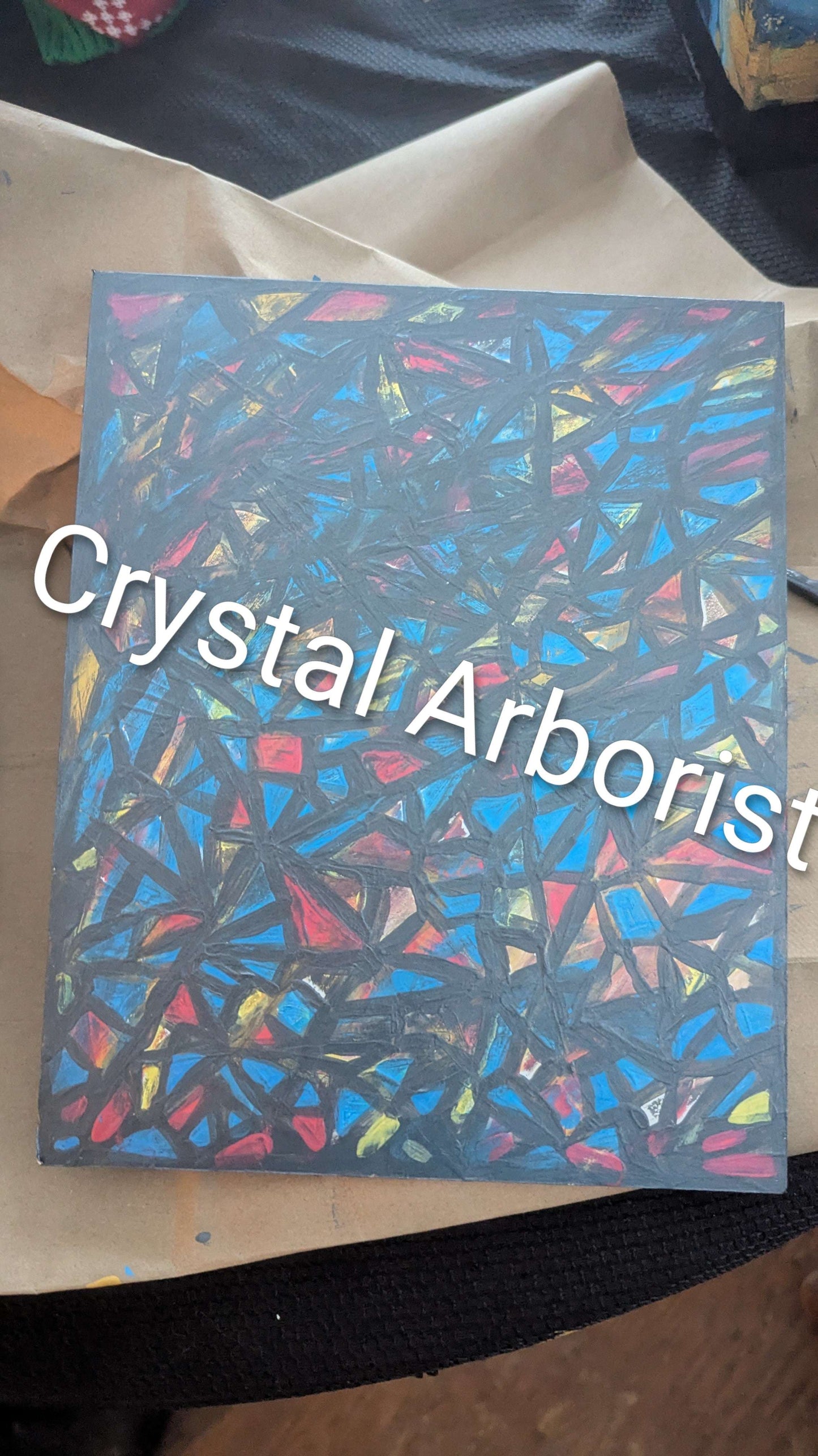 Chaos, Original Painting by Crystal Arborist | Crystal Arborist