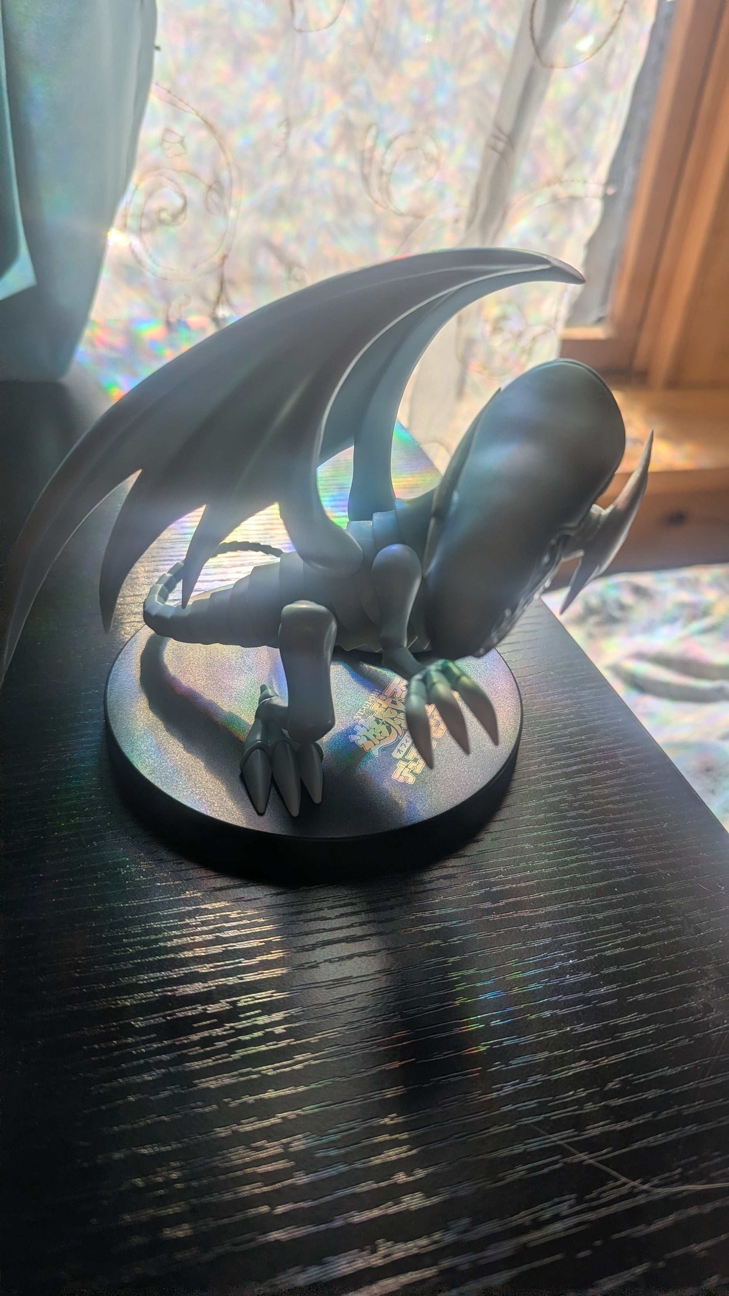 Blue Eyes White Dragon Anime Figure, Yu-Gi-Oh, Konami | Crystal Arborist