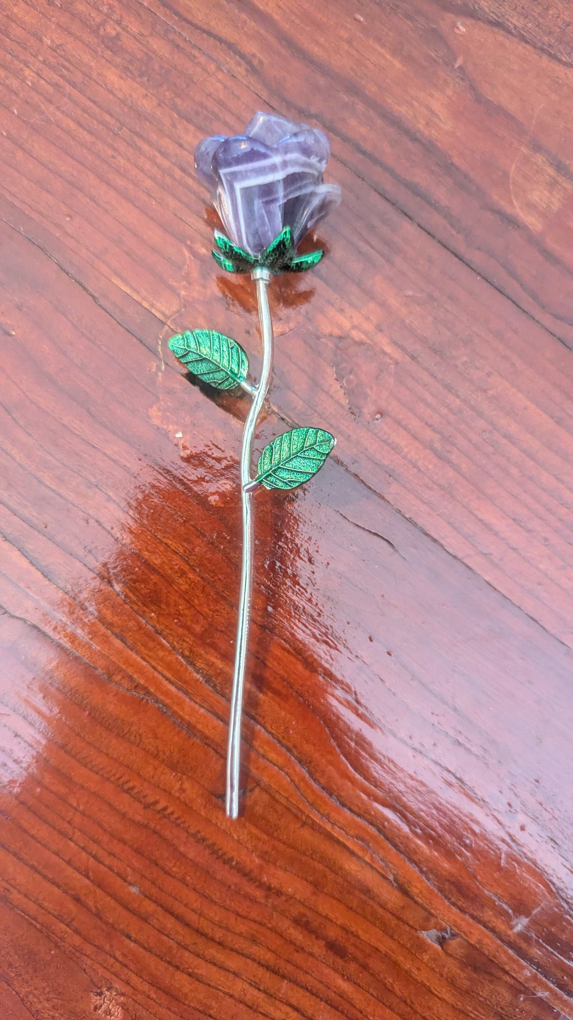 Dream Amethyst, Chevron Amethyst Flower | Crystal Arborist