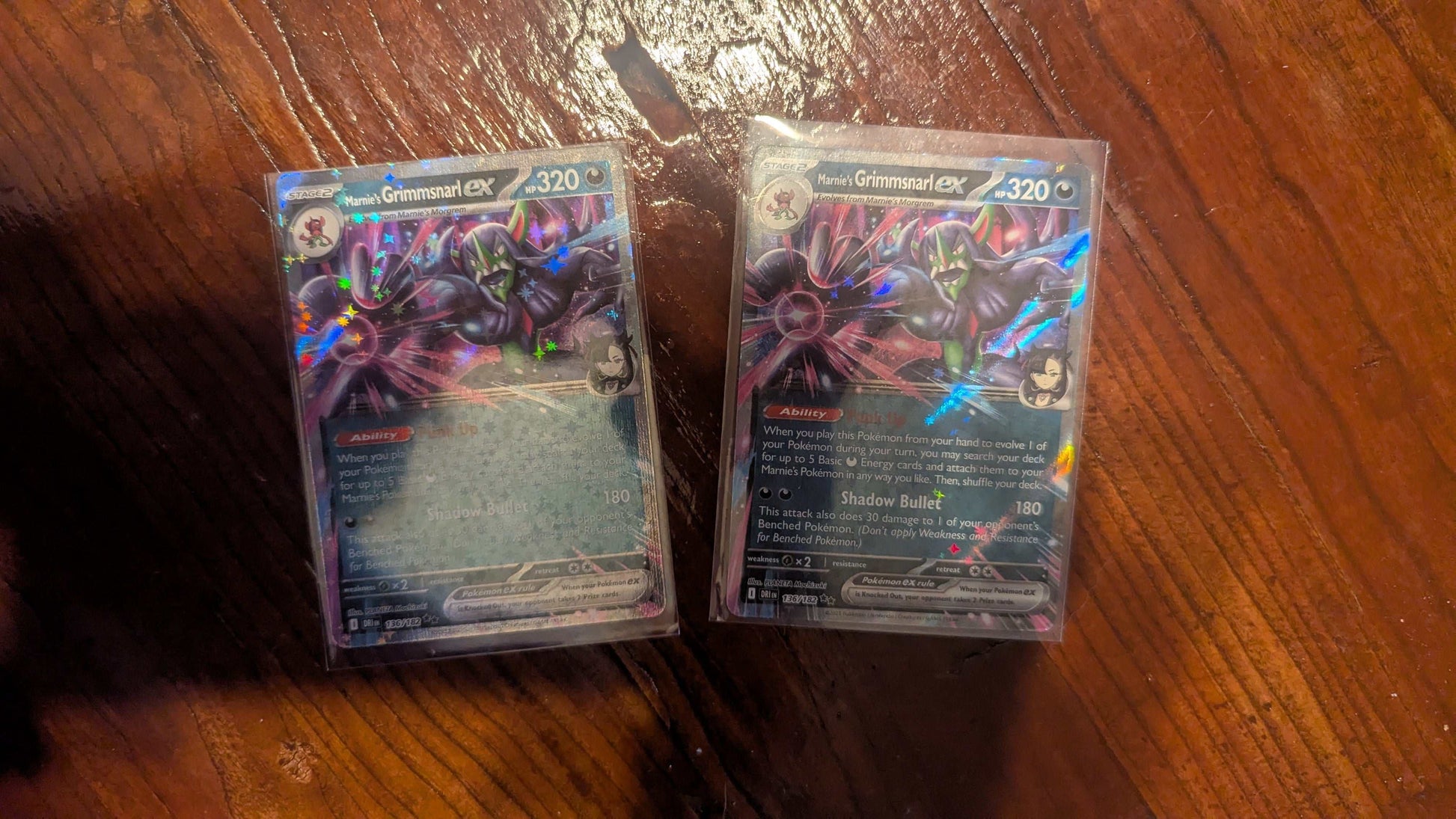 Marnie's Grimmsnarl ex, 136/182, Holographic Pokemon Card, 2025 | Crystal Arborist