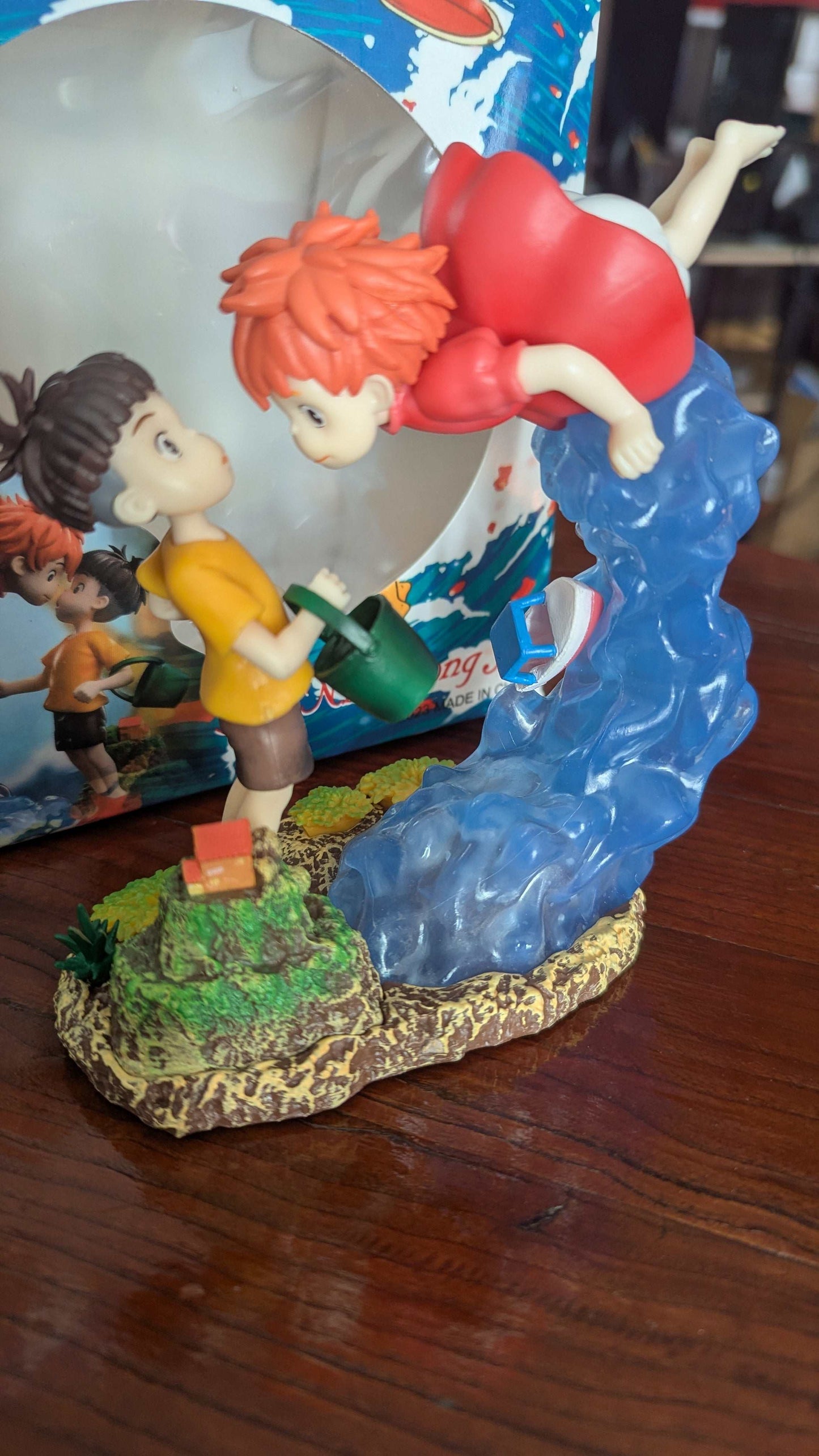 Ponyo and Sasuke Figure With Box | Crystal Arborist