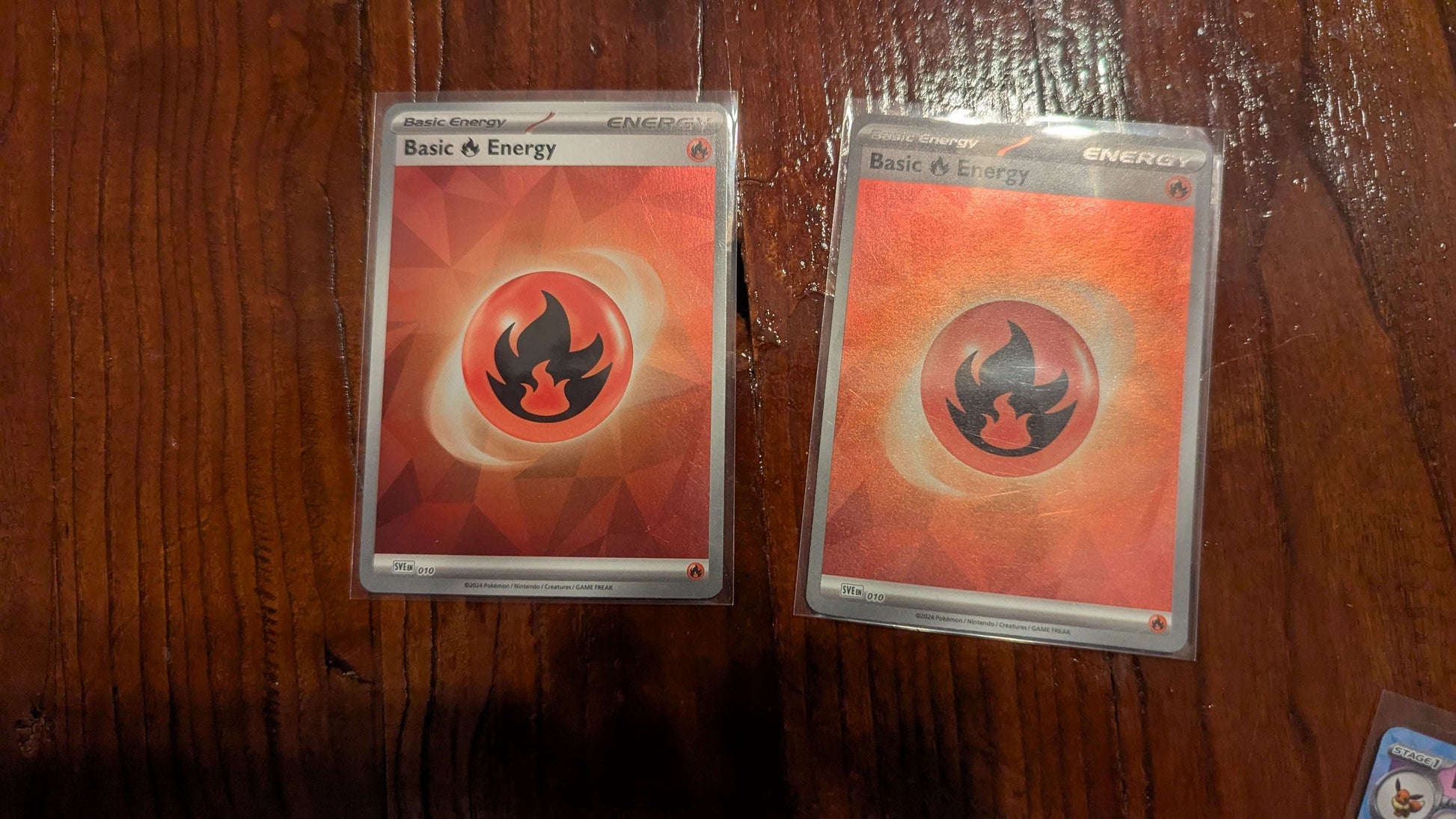 Pokemon Basic Fire Energy Card, Holographic, #010 | Crystal Arborist