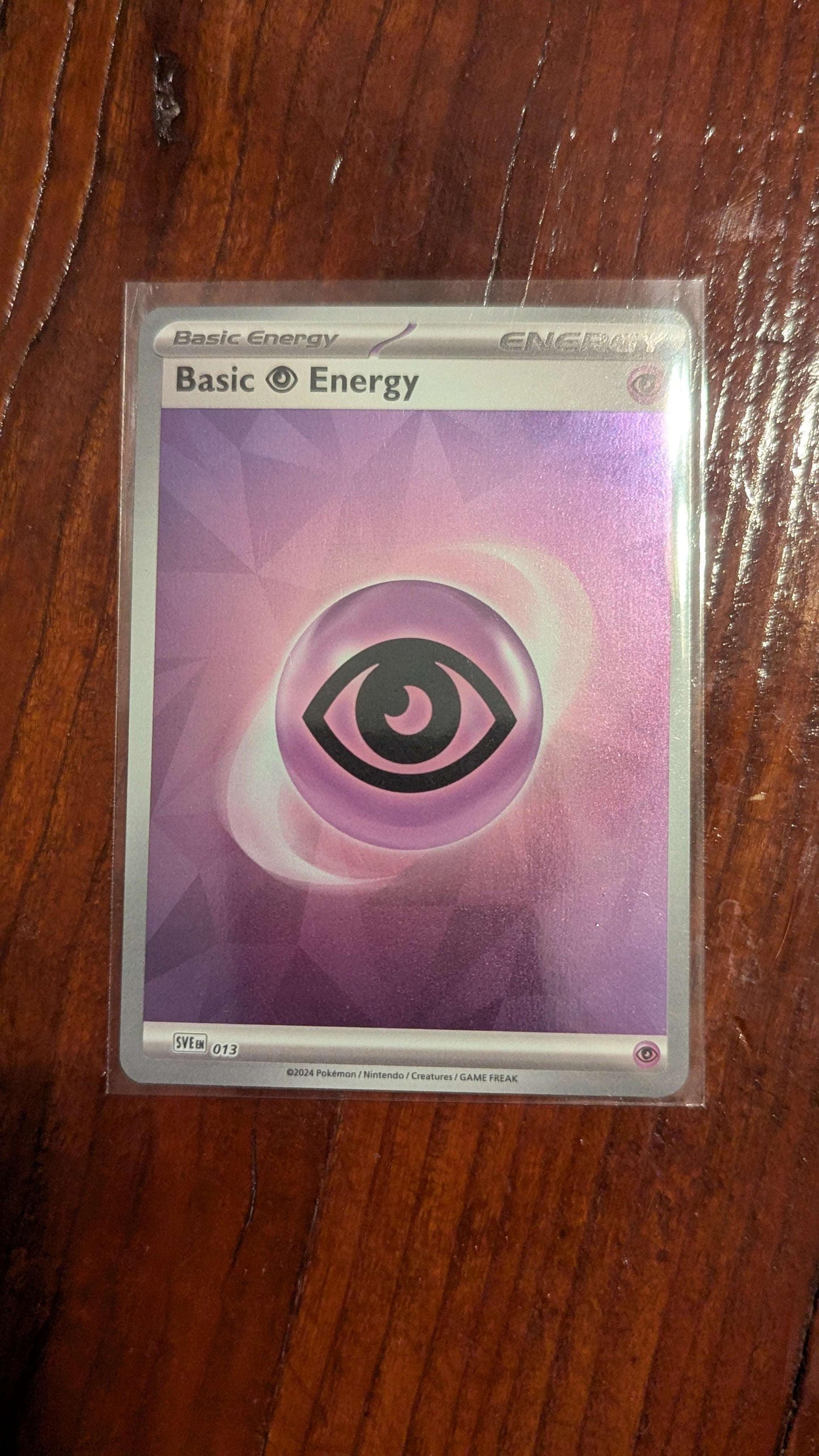 NM, Basic Psychic Energy Pokemon Card, #013, 2024, Holo | Crystal Arborist