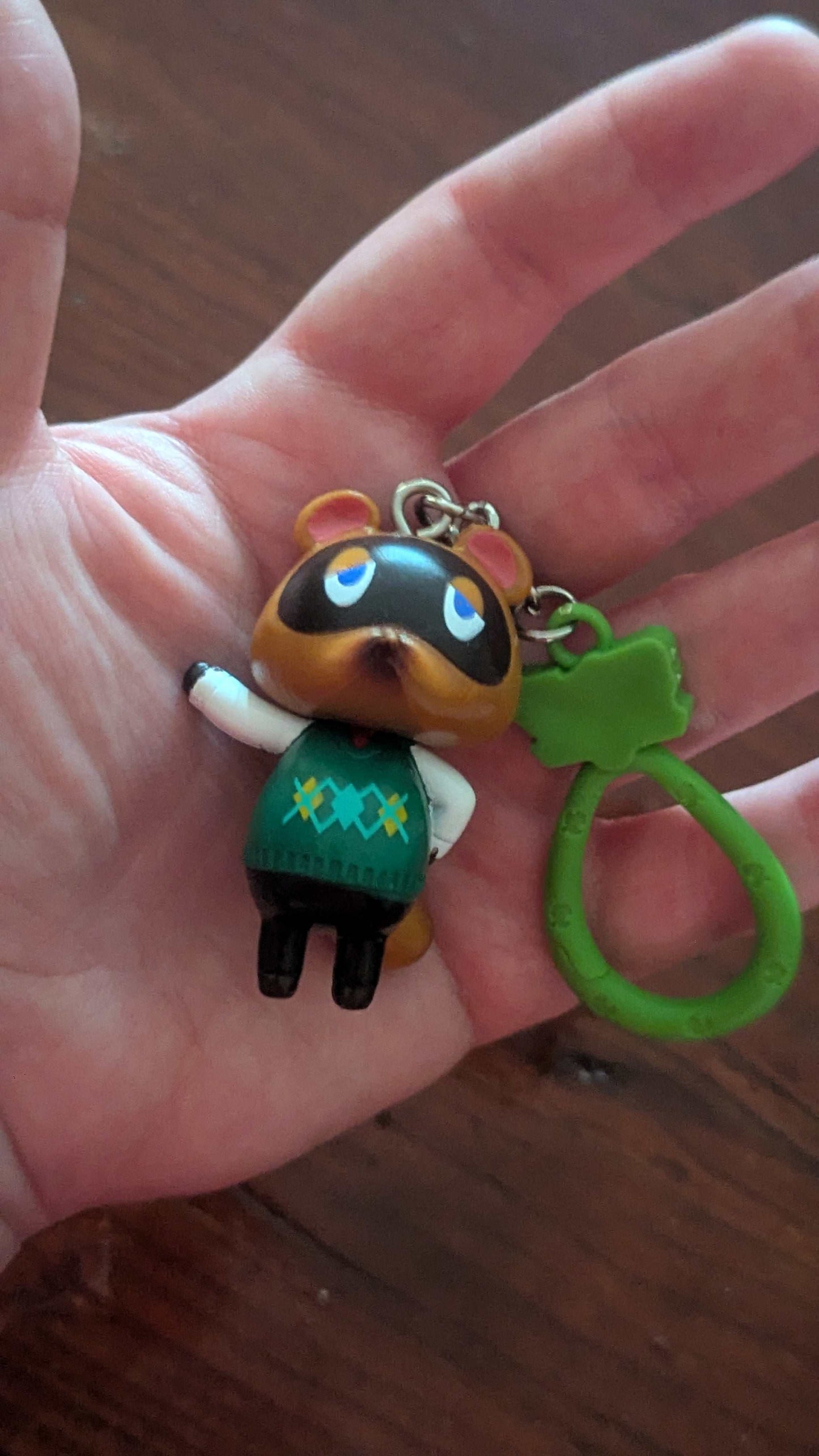 Tom Nook, Animal Crossing, Mini Figure, Keychain, Backpack Buddies, Nintendo | Crystal Arborist