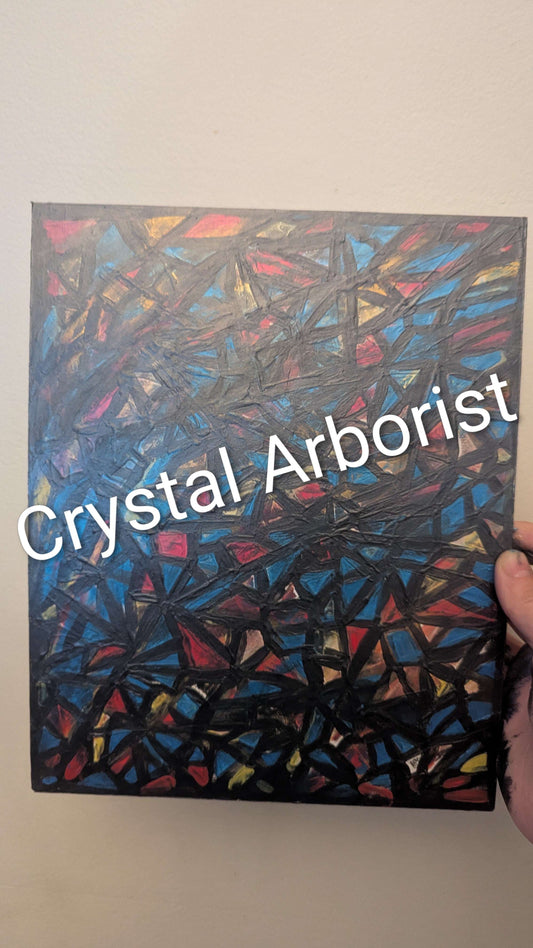 Chaos, Original Painting by Crystal Arborist | Crystal Arborist
