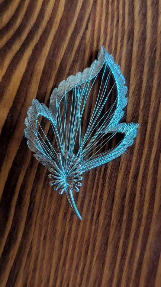 Vintage Leaf Pin | Crystal Arborist