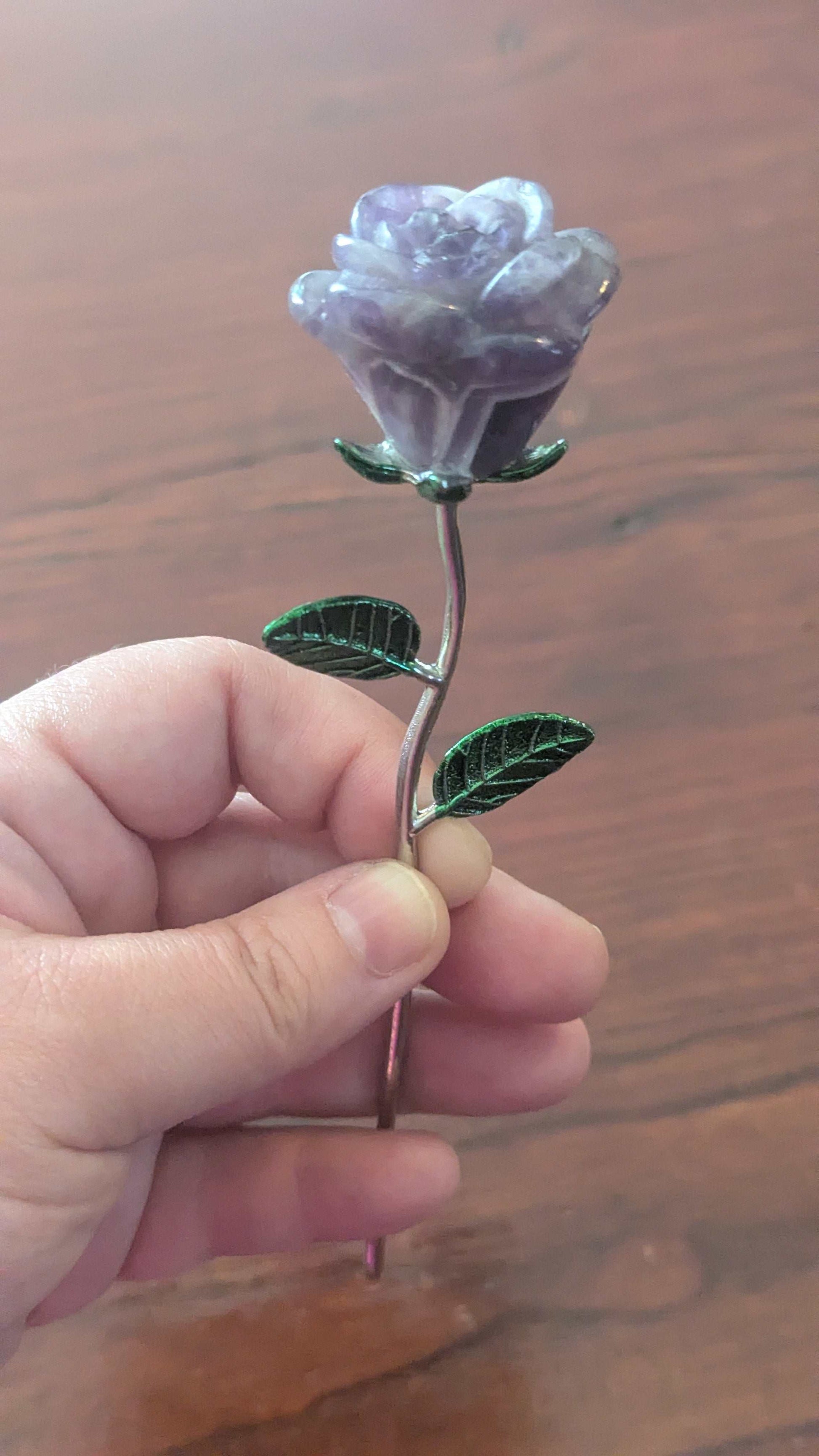 Dream Amethyst, Chevron Amethyst Flower | Crystal Arborist