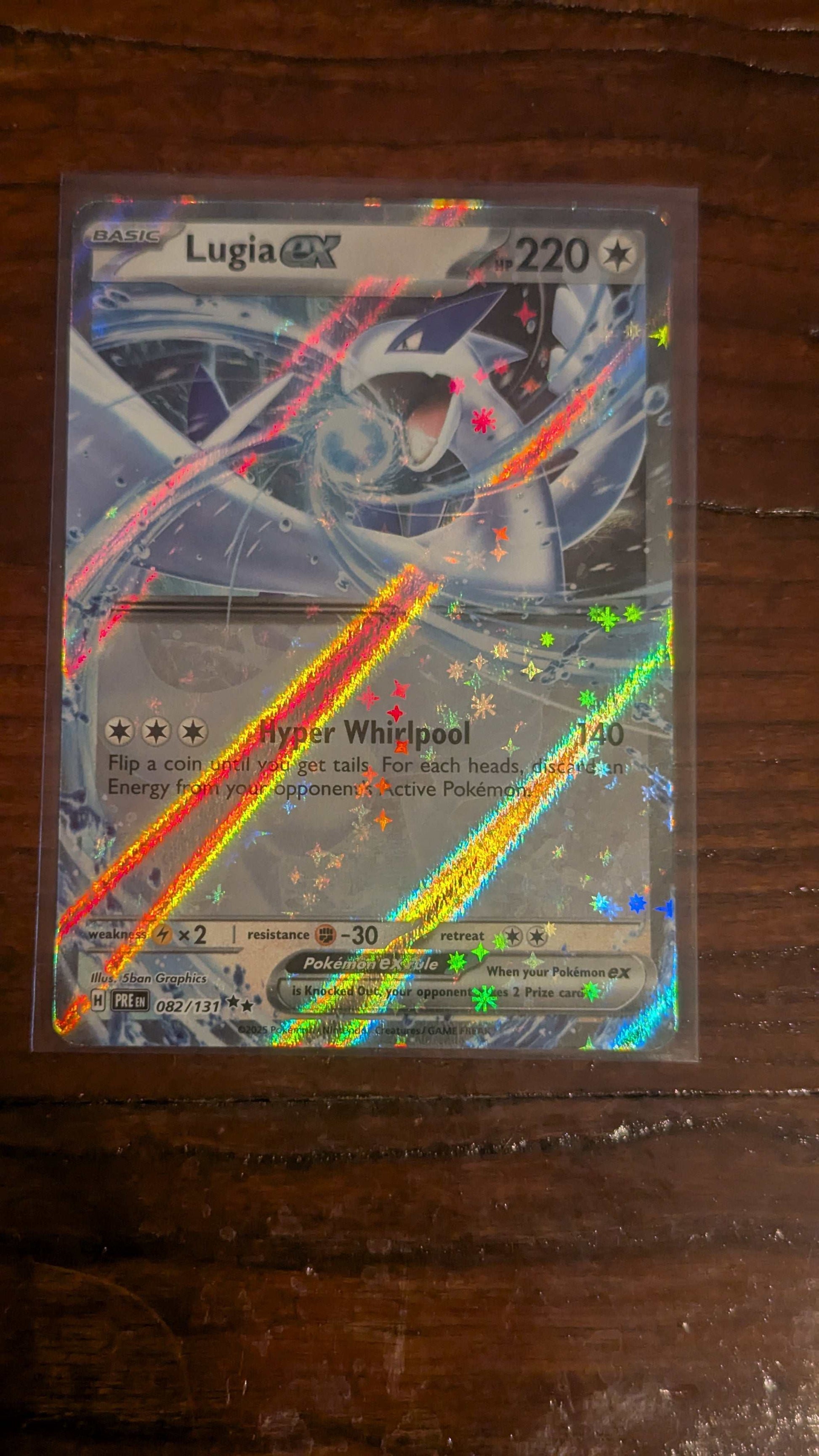 Lugia ex, 082/131, Holographic Pokemon Card, NM | Crystal Arborist
