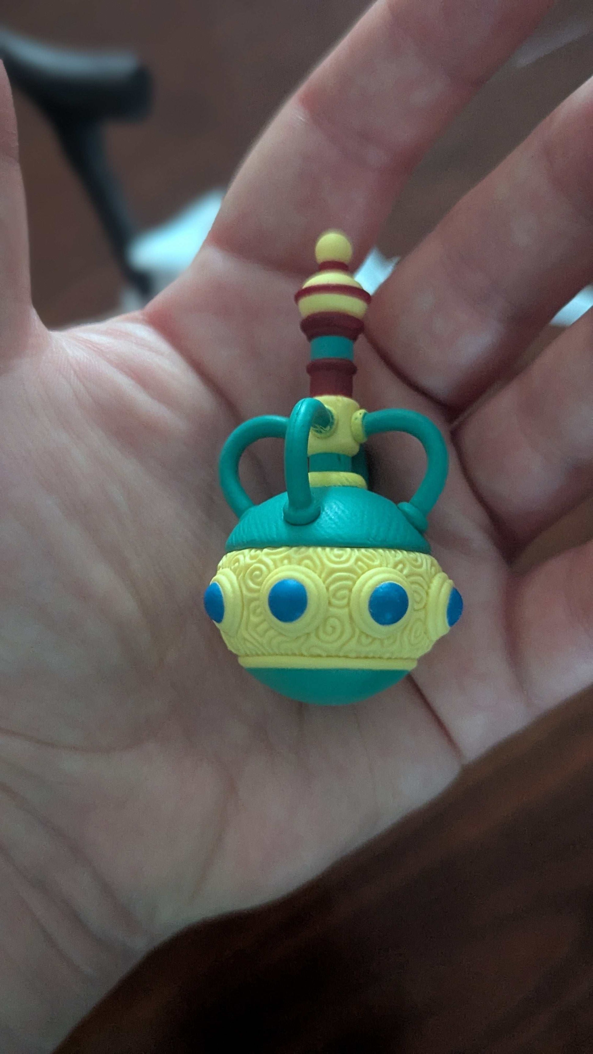 Korin Anime Figure With Sacred Water Bottle | Crystal Arborist