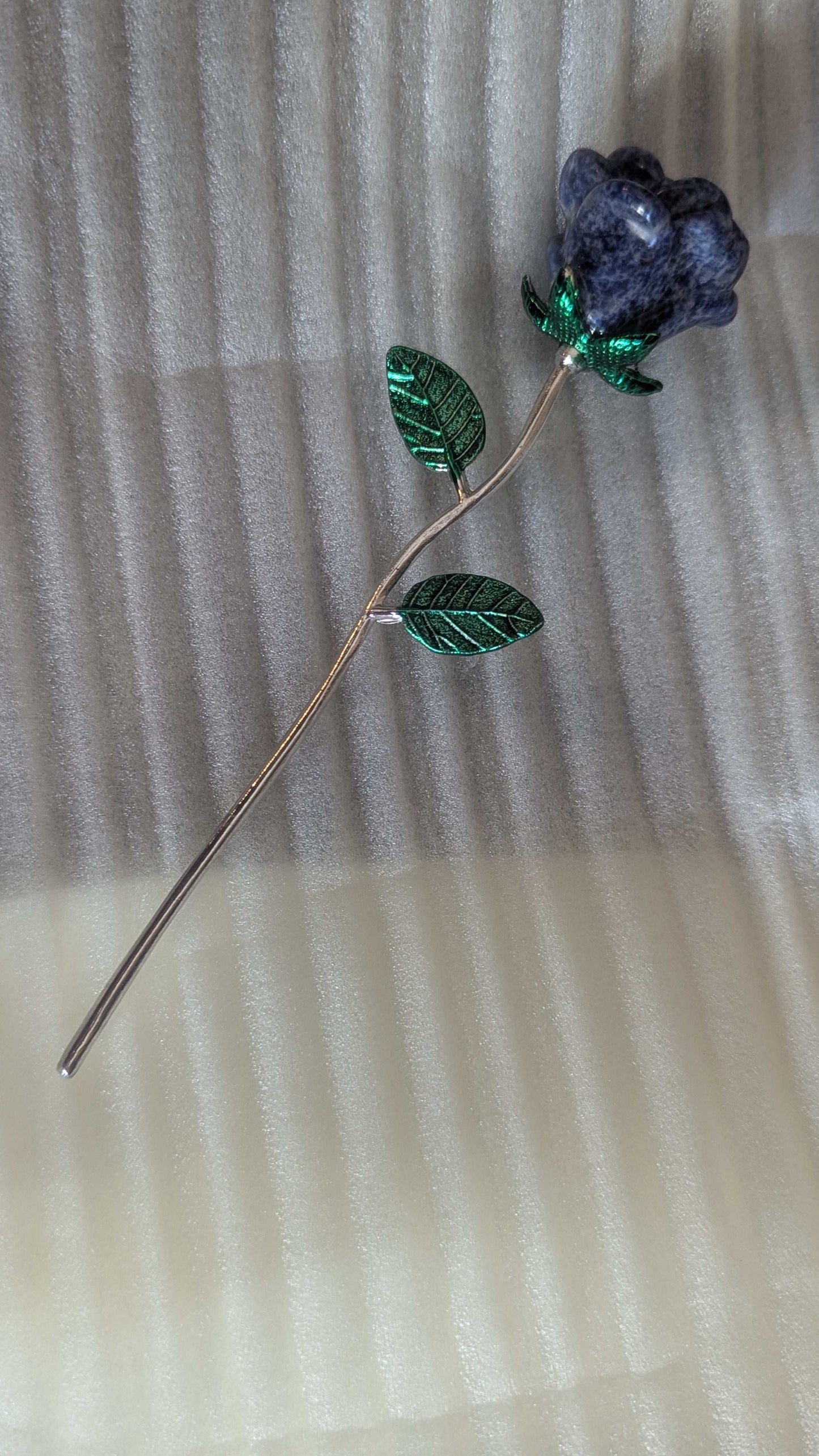 Sodalite Gemstone Flower, Crystal | Crystal Arborist