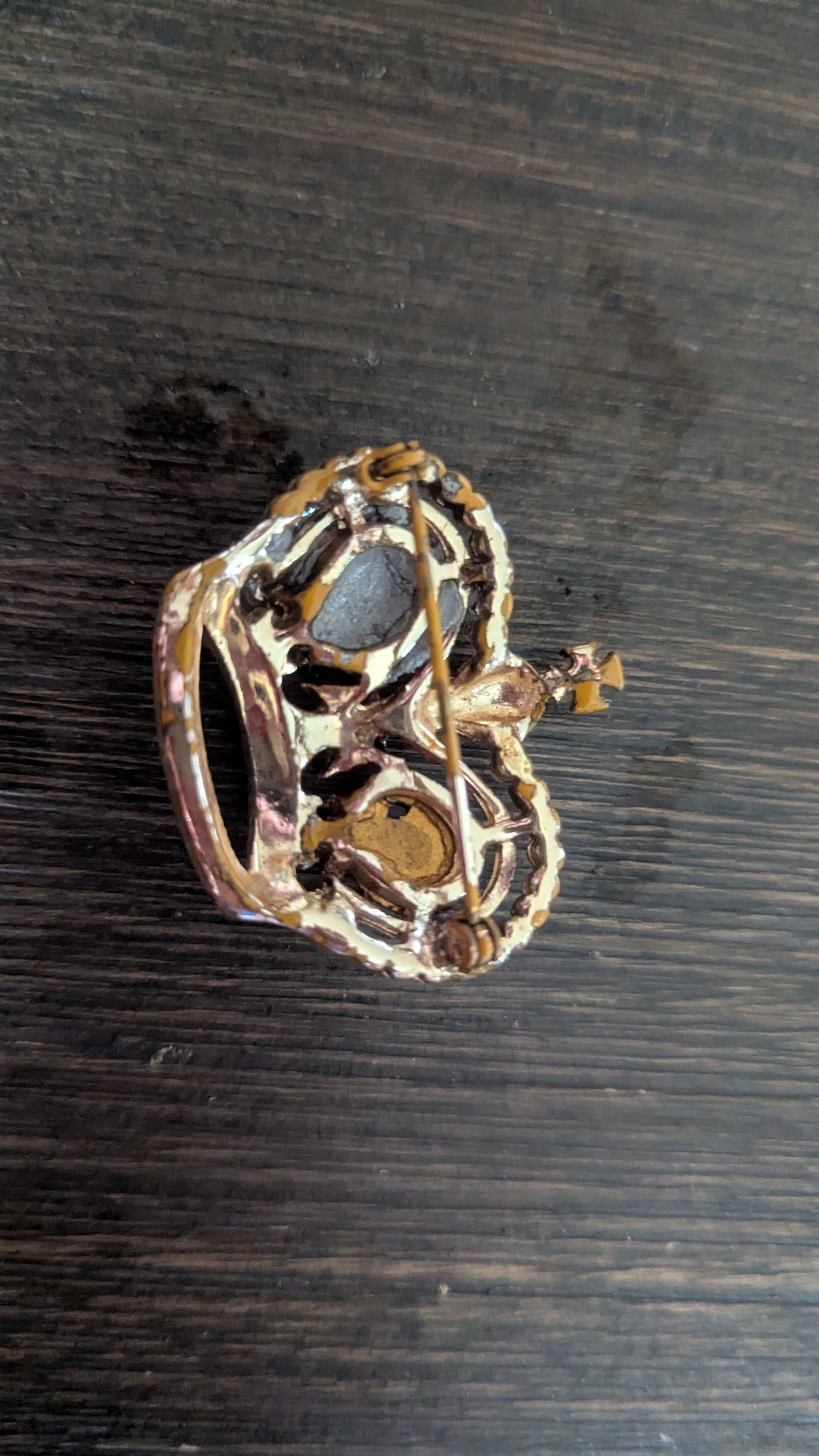 Vintage Pin, Crown | Crystal Arborist