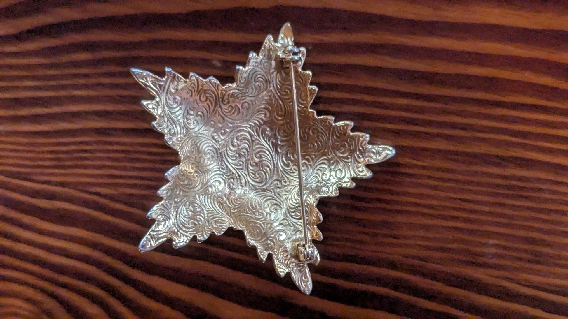 Star-Shaped Vintage Pin | Crystal Arborist