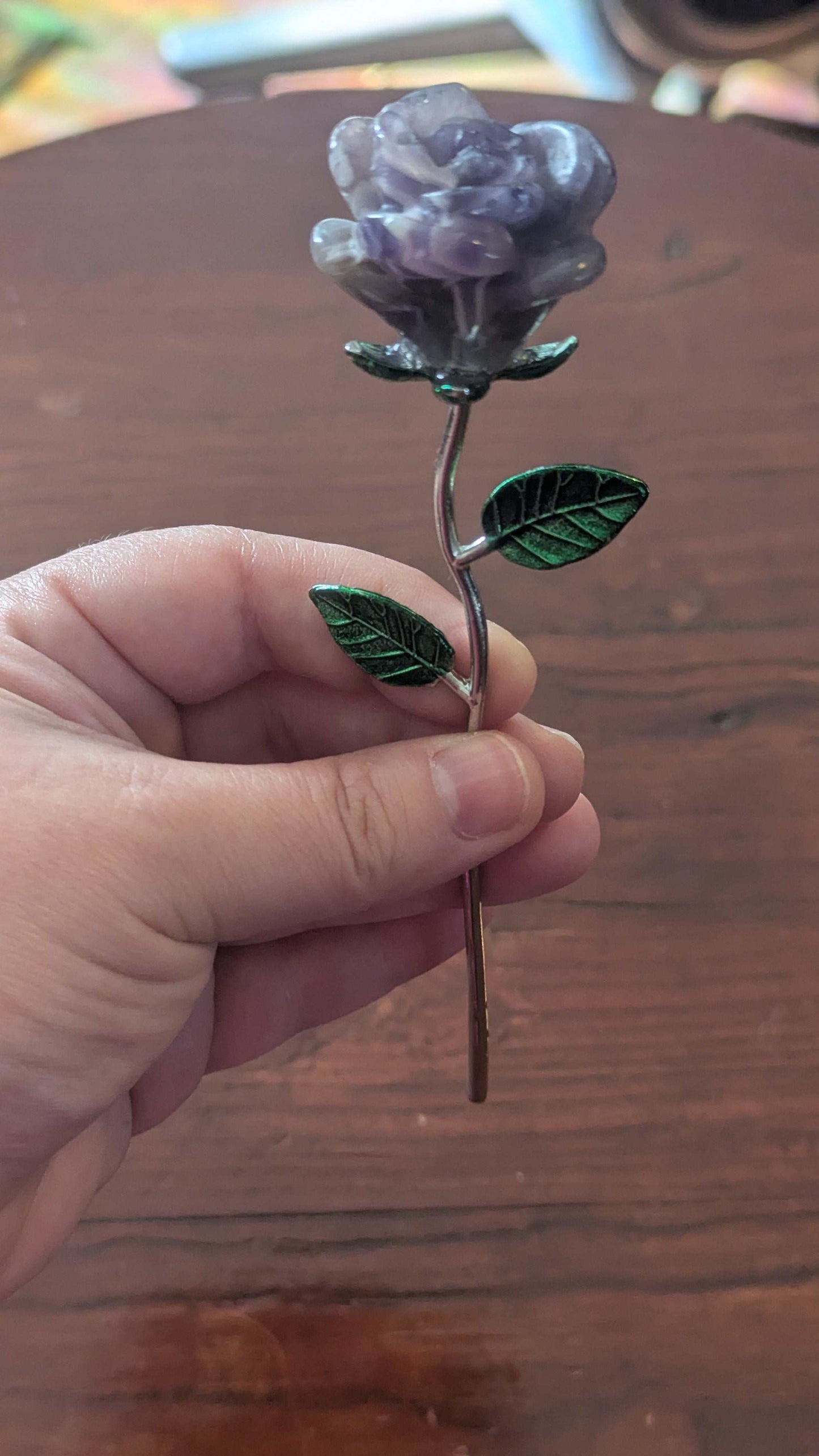 Dream Amethyst, Chevron Amethyst Flower | Crystal Arborist