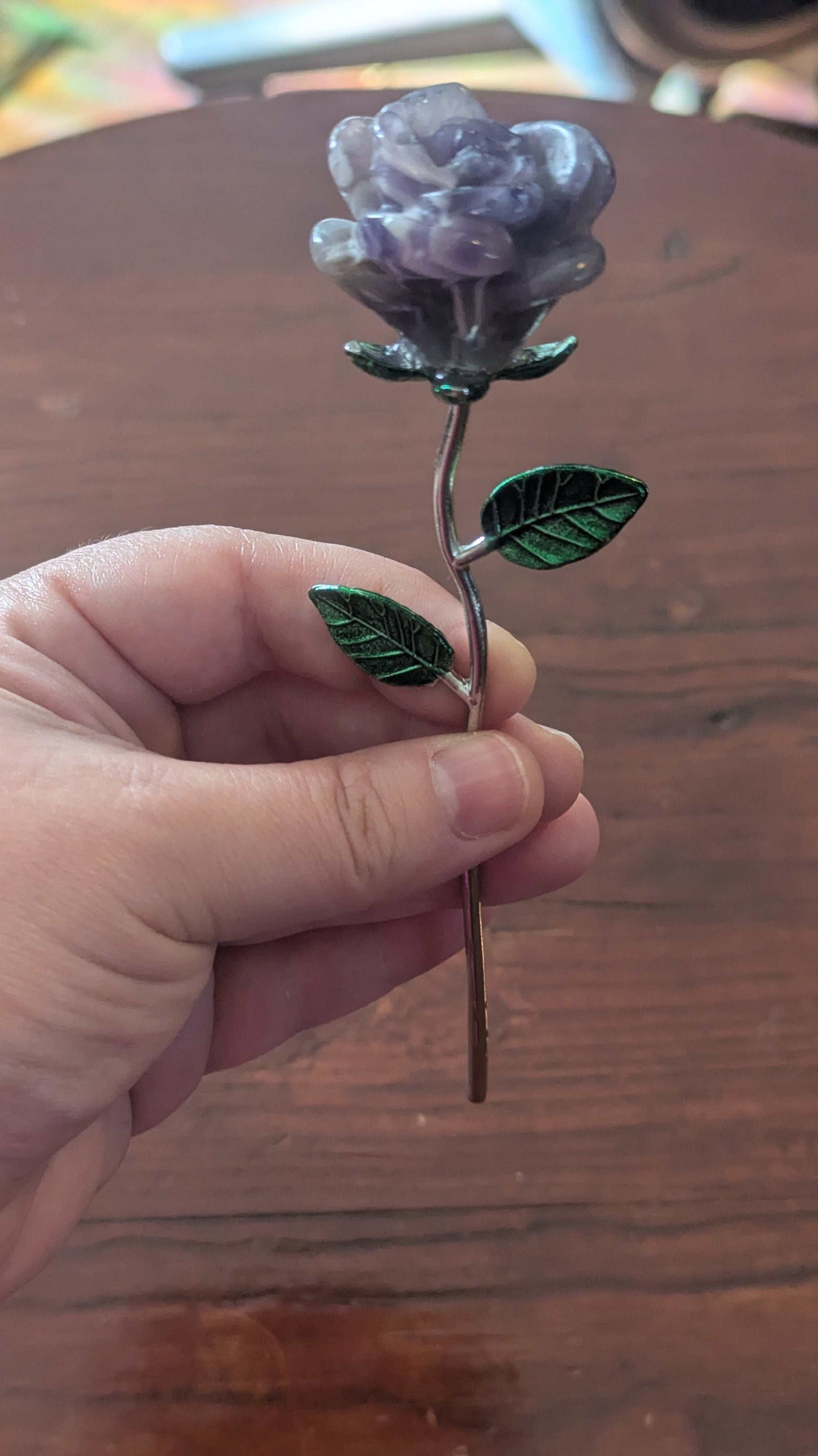 Dream Amethyst, Chevron Amethyst Flower | Crystal Arborist