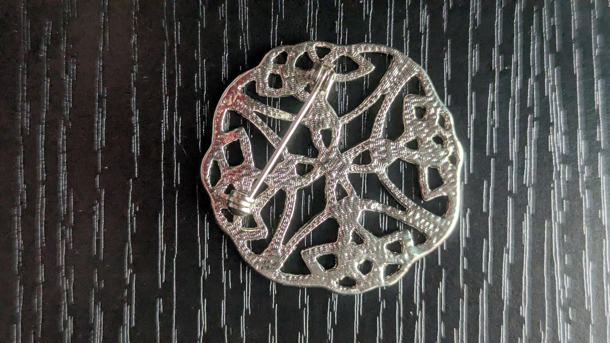Silver Vintage Pin, Brooch, Celtic | Crystal Arborist