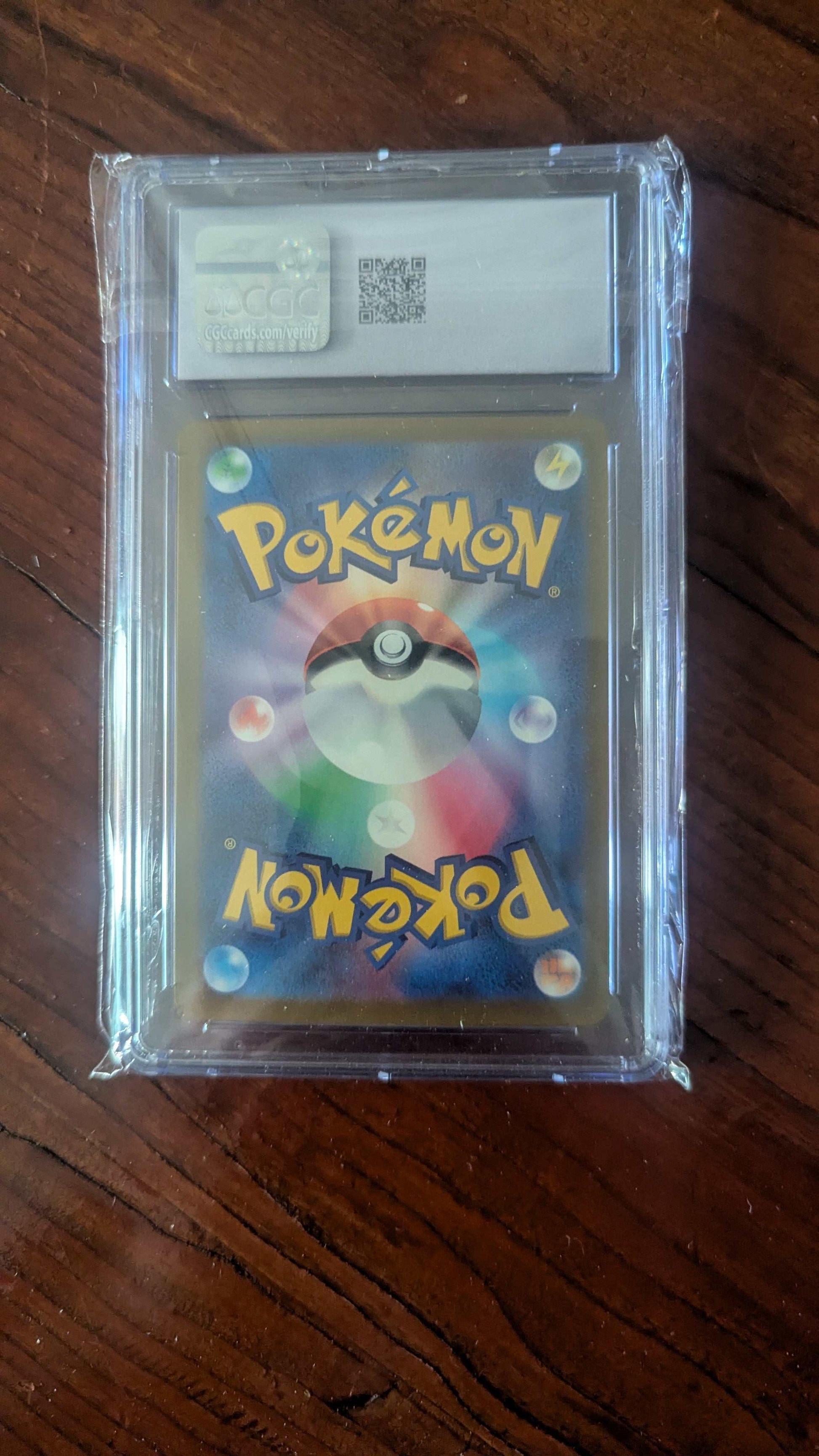 CGC 10 Rhyhorn, Pokemon (2023) Japanese Card, 151 - 111/165, Masterball Reverse Holo | Crystal Arborist