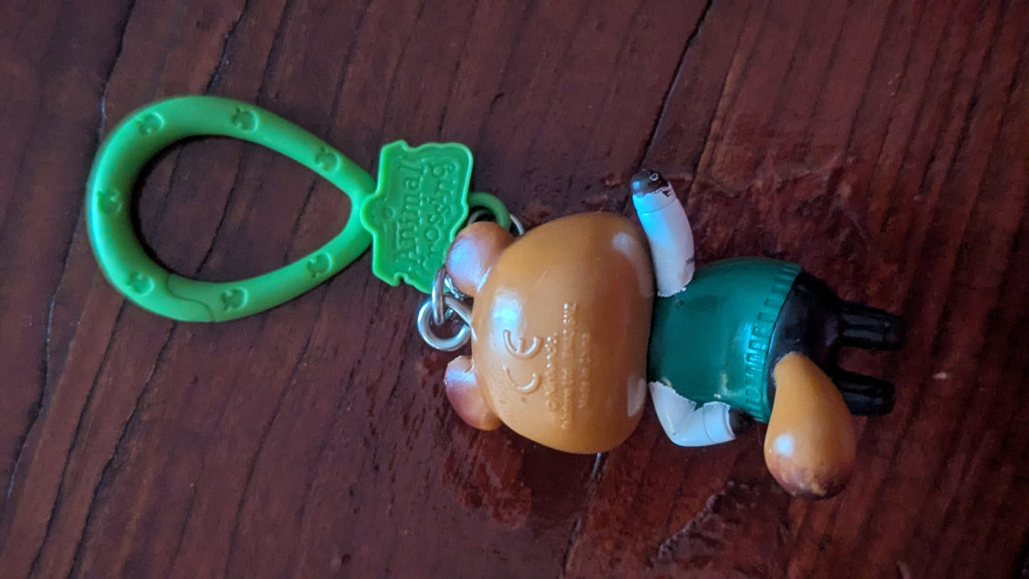 Tom Nook, Animal Crossing, Mini Figure, Keychain, Backpack Buddies, Nintendo | Crystal Arborist