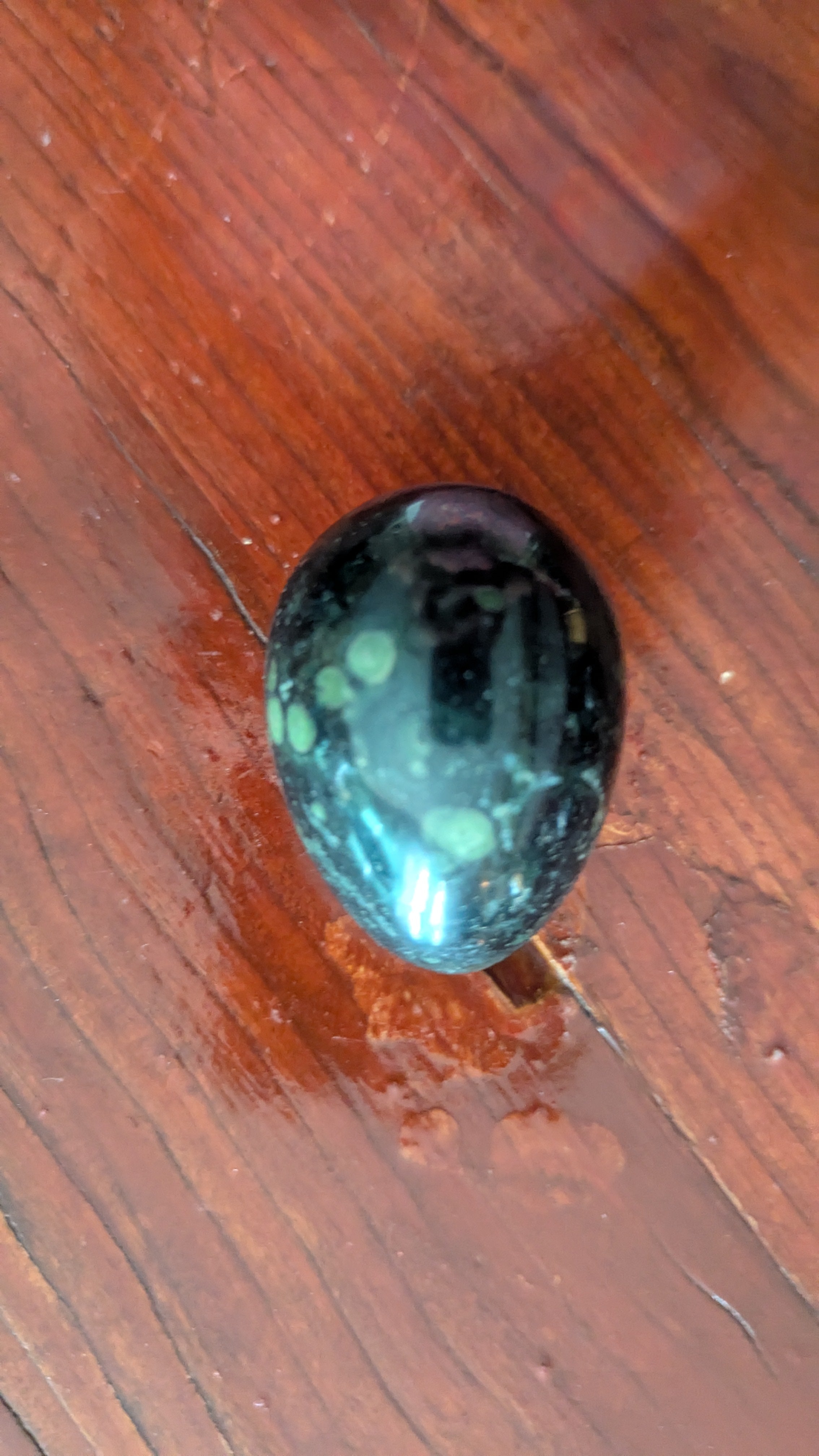 Natural EYE GREEN KAMBABA JASPER STROMATOLITE Crystal Sphere Egg Stone