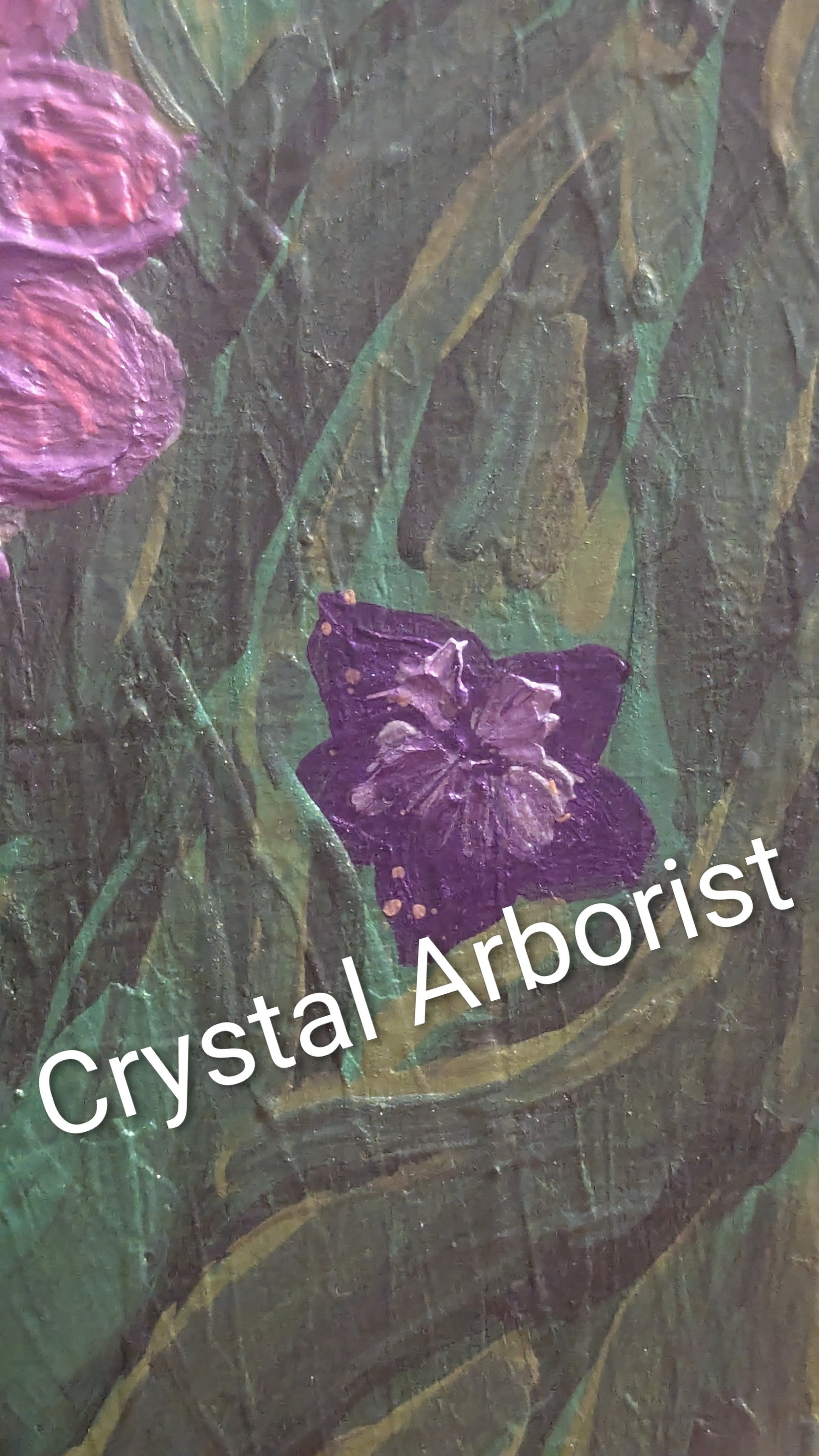 Earth and Sky, Original Painting by Crystal Arborist | Crystal Arborist