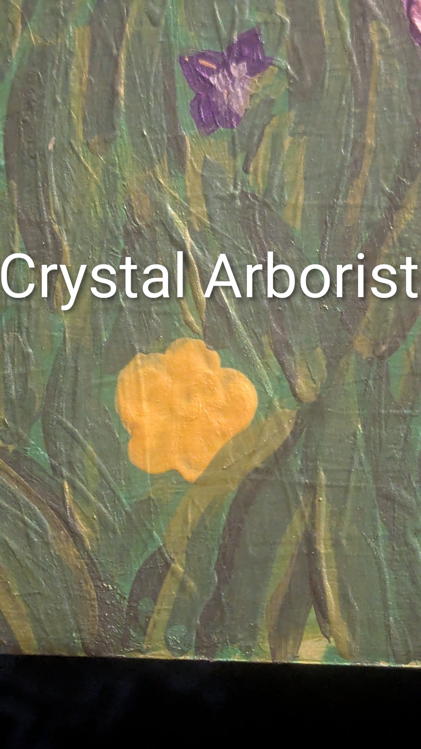 Earth and Sky, Original Painting by Crystal Arborist | Crystal Arborist