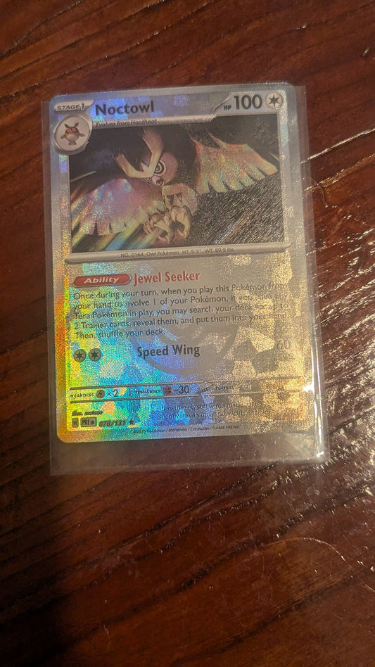 NM Noctowl Pokeball Card, #78/131, 2025, stage 1, Holographic, Poke'mon | Crystal Arborist