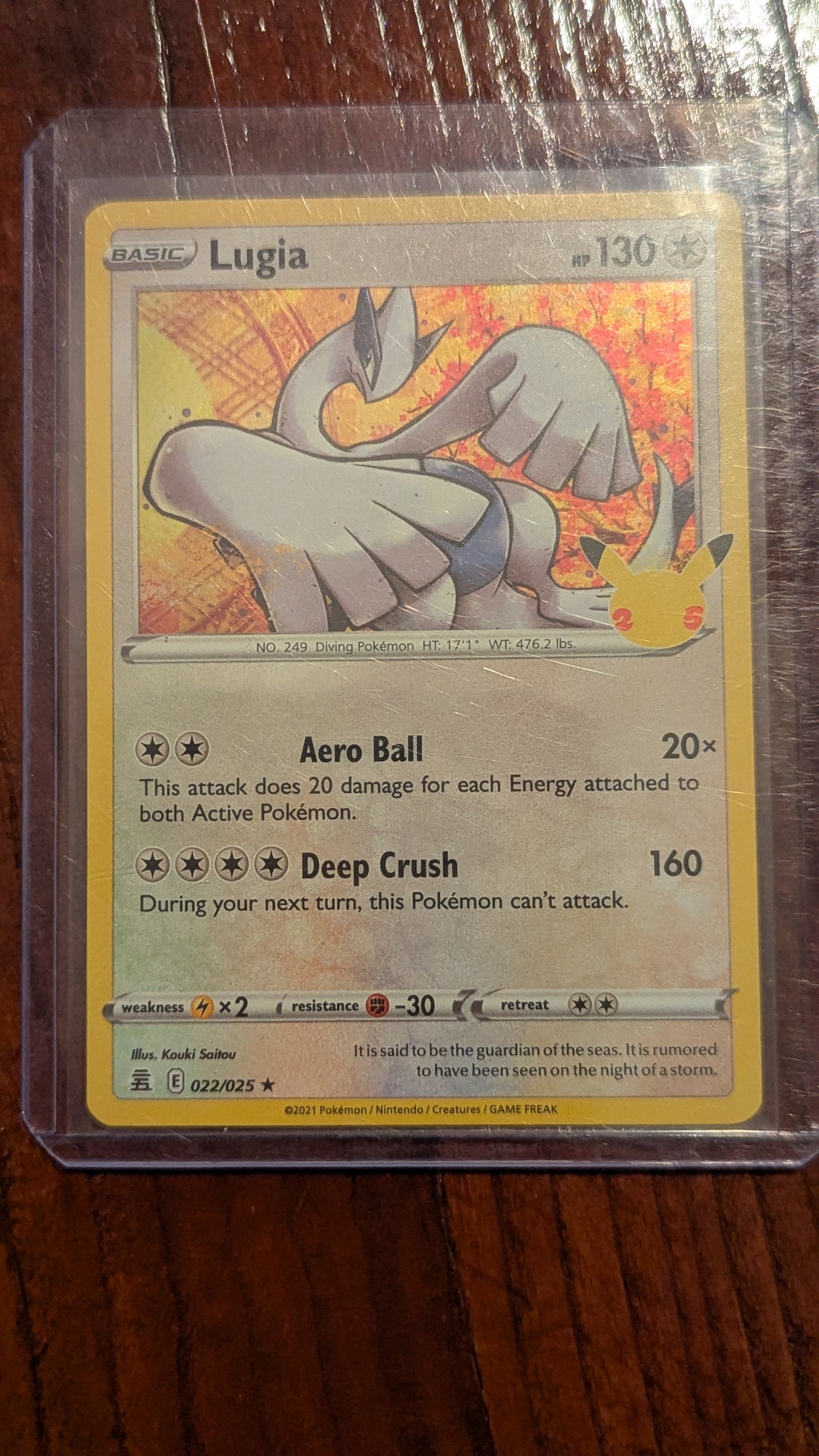 NM, Lugia, Pokemon Celebrations, 022/025, 2021, Pokemon Card | Crystal Arborist