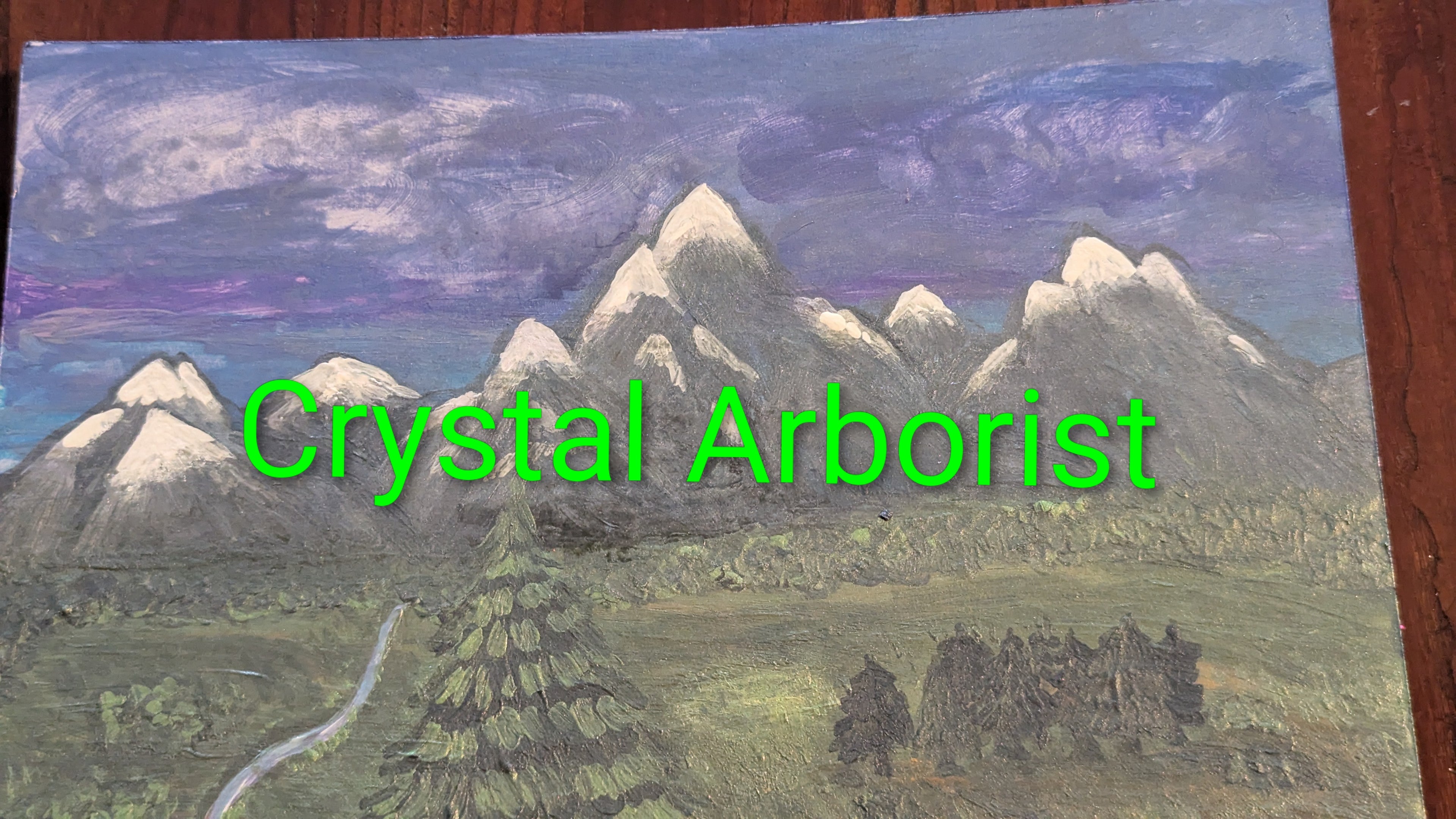 Pines and Distant Mountains - Crystal Arborist