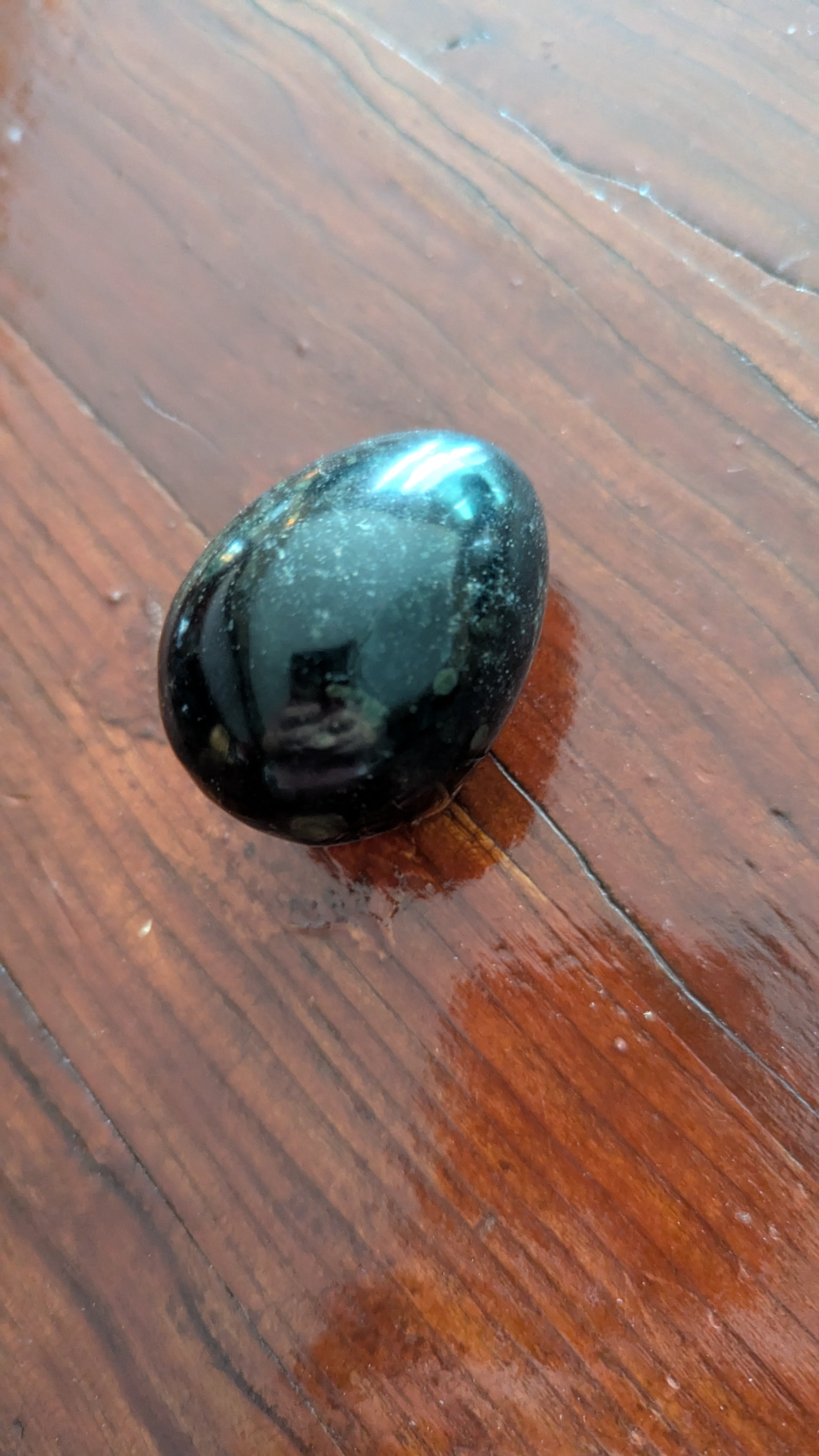 Natural EYE GREEN KAMBABA JASPER STROMATOLITE Crystal Sphere Egg Stone
